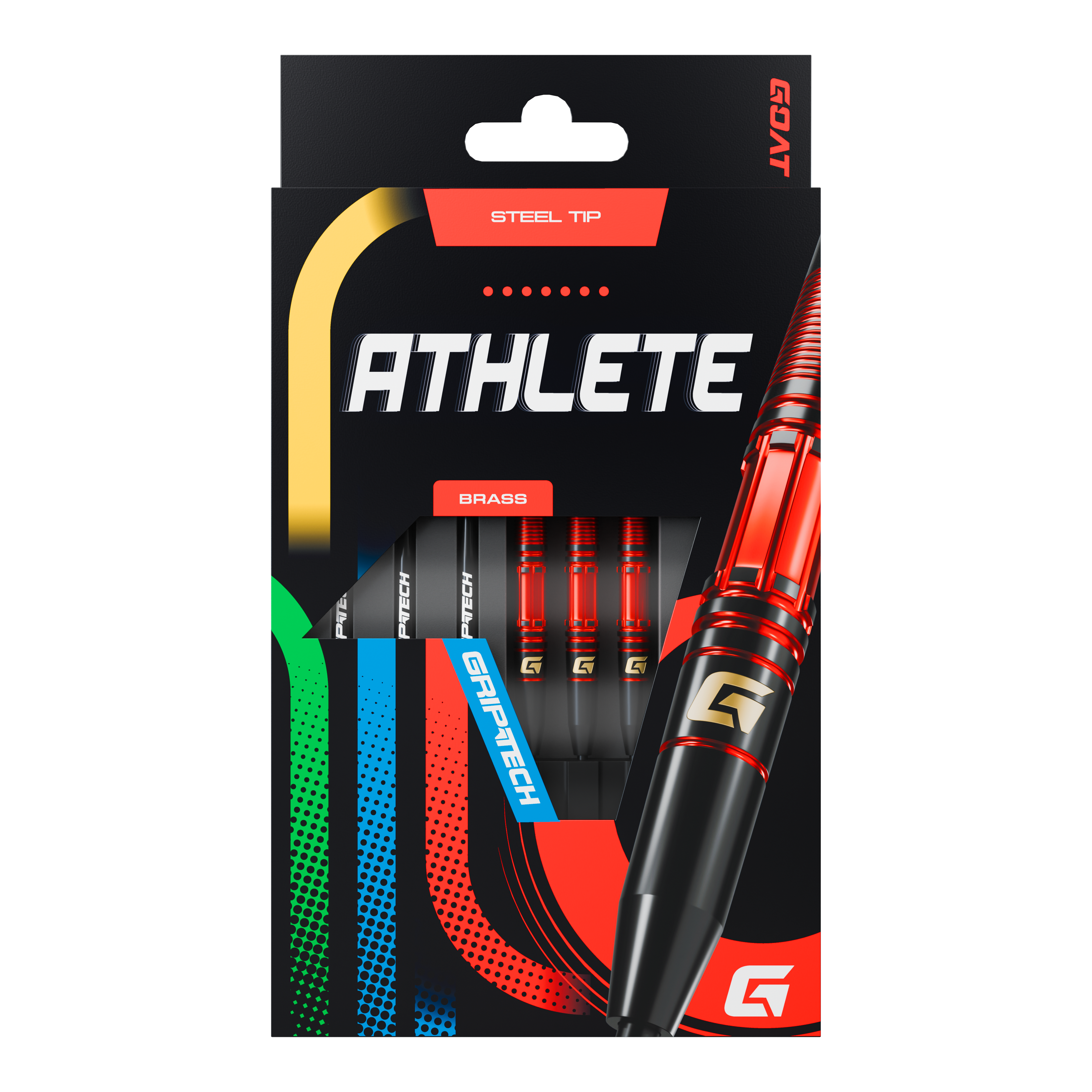 GOAT Athlete Red Brass Steeldarts - 11g