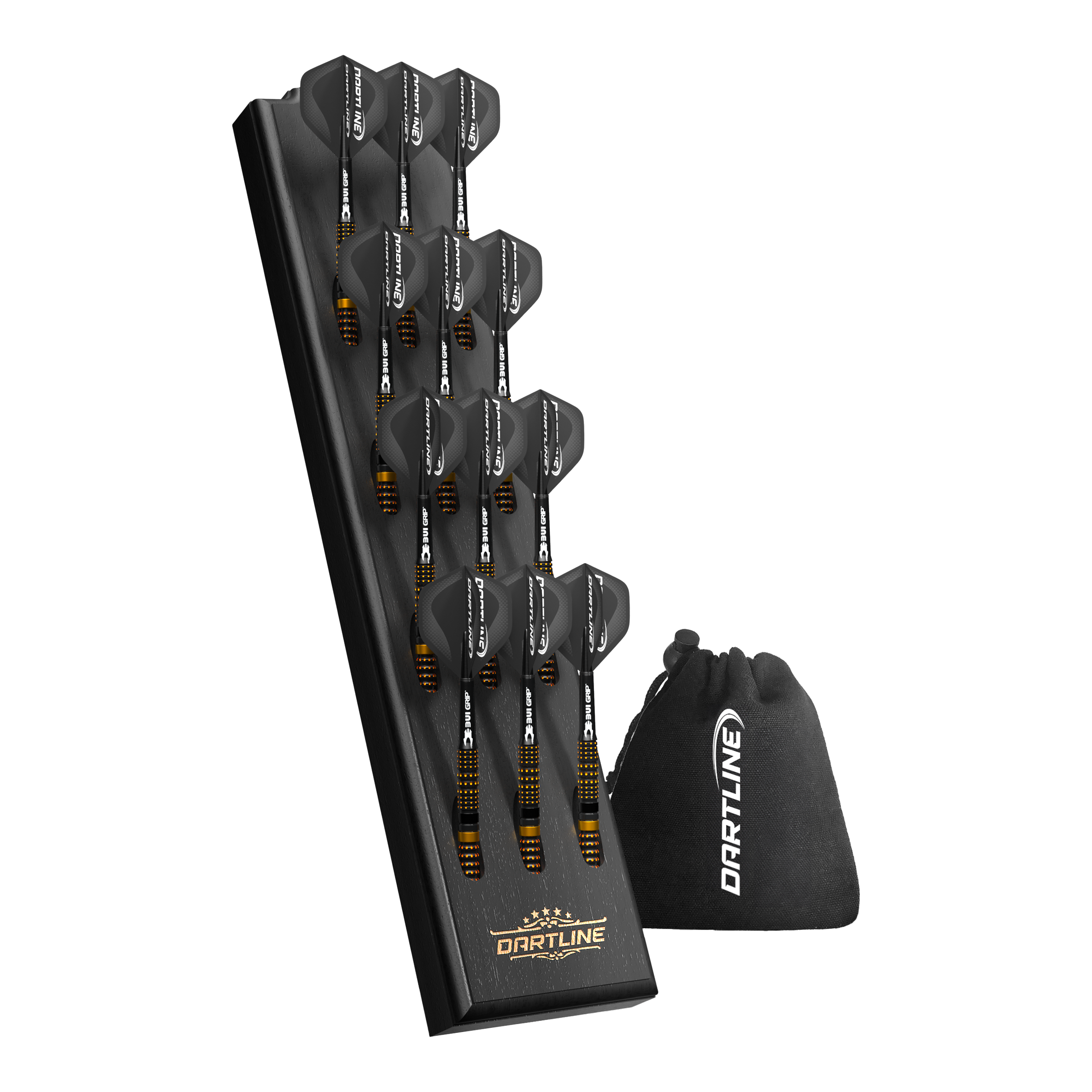 Dartline Dart Holder 4x1 - Black