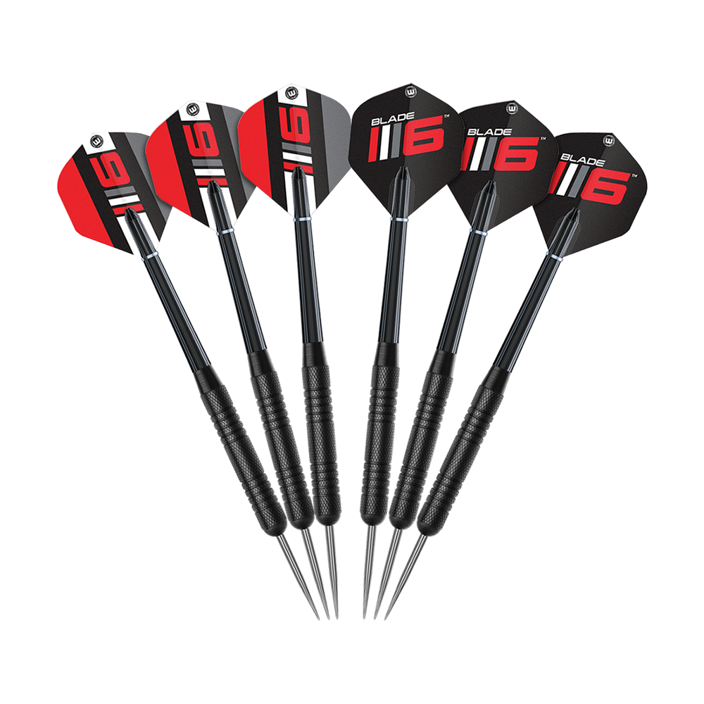 Winmau Blade 6 Dartboard Set mit 2 Sets Winmau Steeldarts