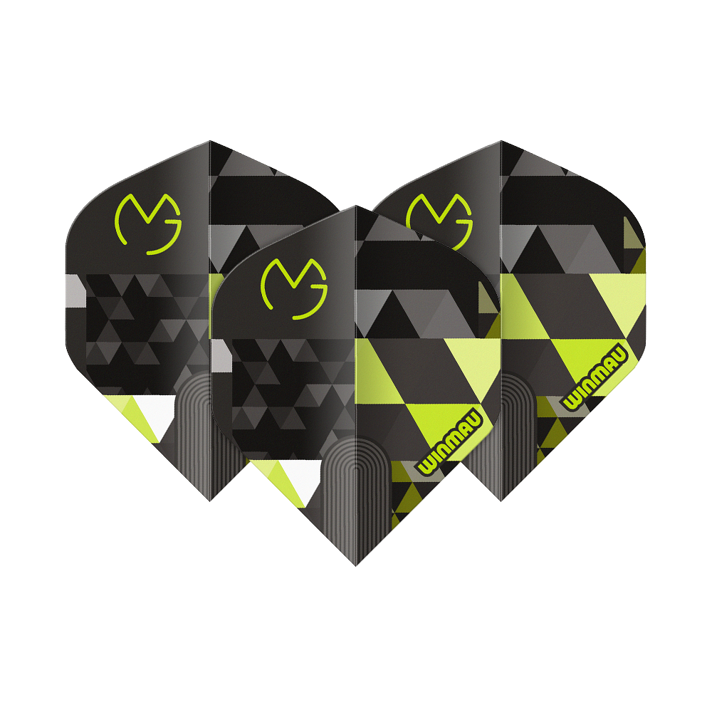 Winmau Prism Delta MvG Logo Green No2 Standard Flights Winmau Prism Delta MvG Logo Green No2 Standard Flights sind zu sehen. Das Produkt wird häufig bei Darts verwendet.