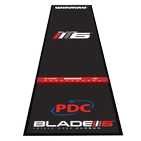 Die Winmau Pro Zone Precision Blade 6 Soft Dartmatte ist auf dem Bild zu sehen. Es handelt sich um eine hochwertige Dartmatte für Softdarts.