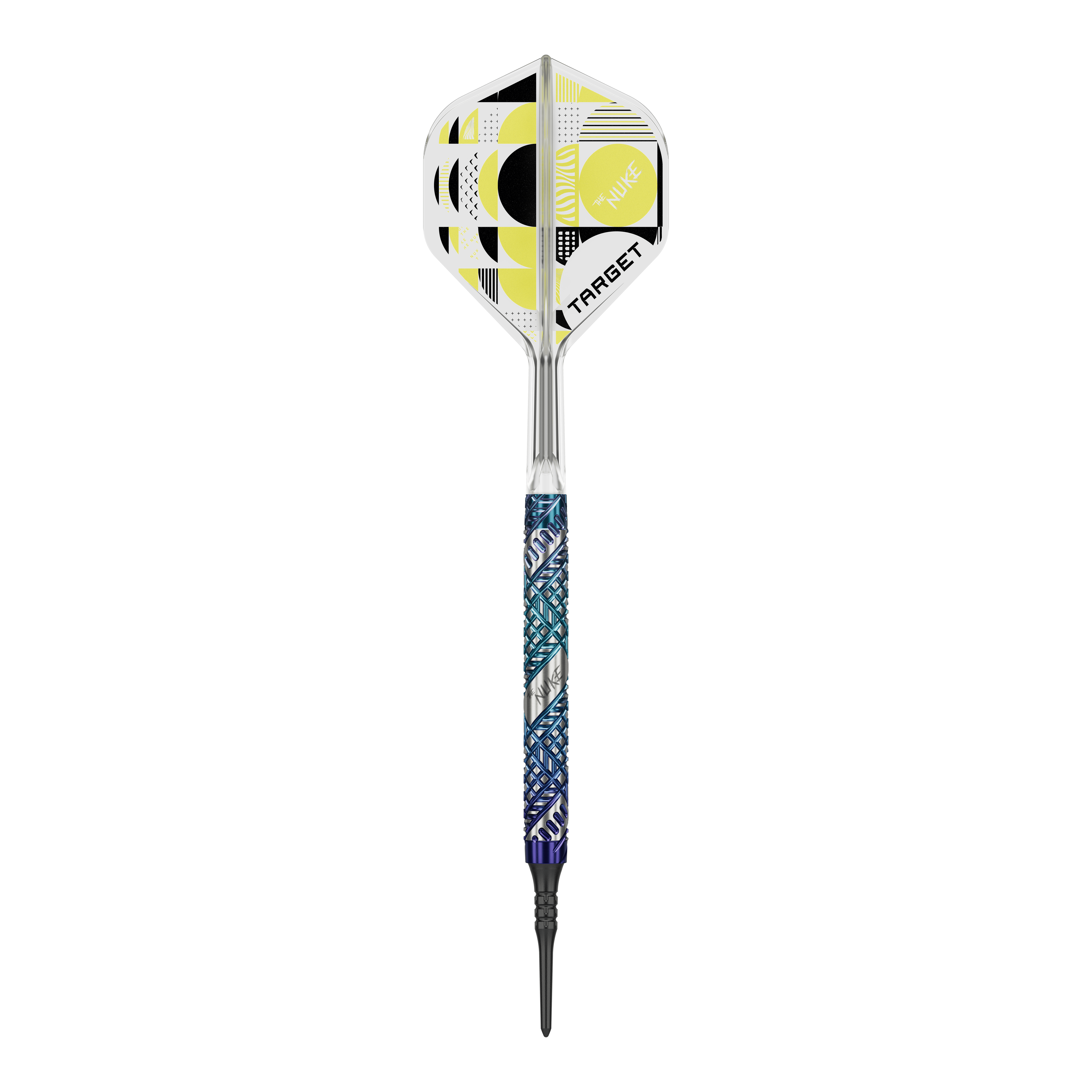 Target Luke Littler Edge Soft Darts - 19g Das Bild zeigt die Target Luke Littler Edge Softdarts - 19g. Diese Softdarts sind für präzises und professionelles Dartspiel konzipiert.