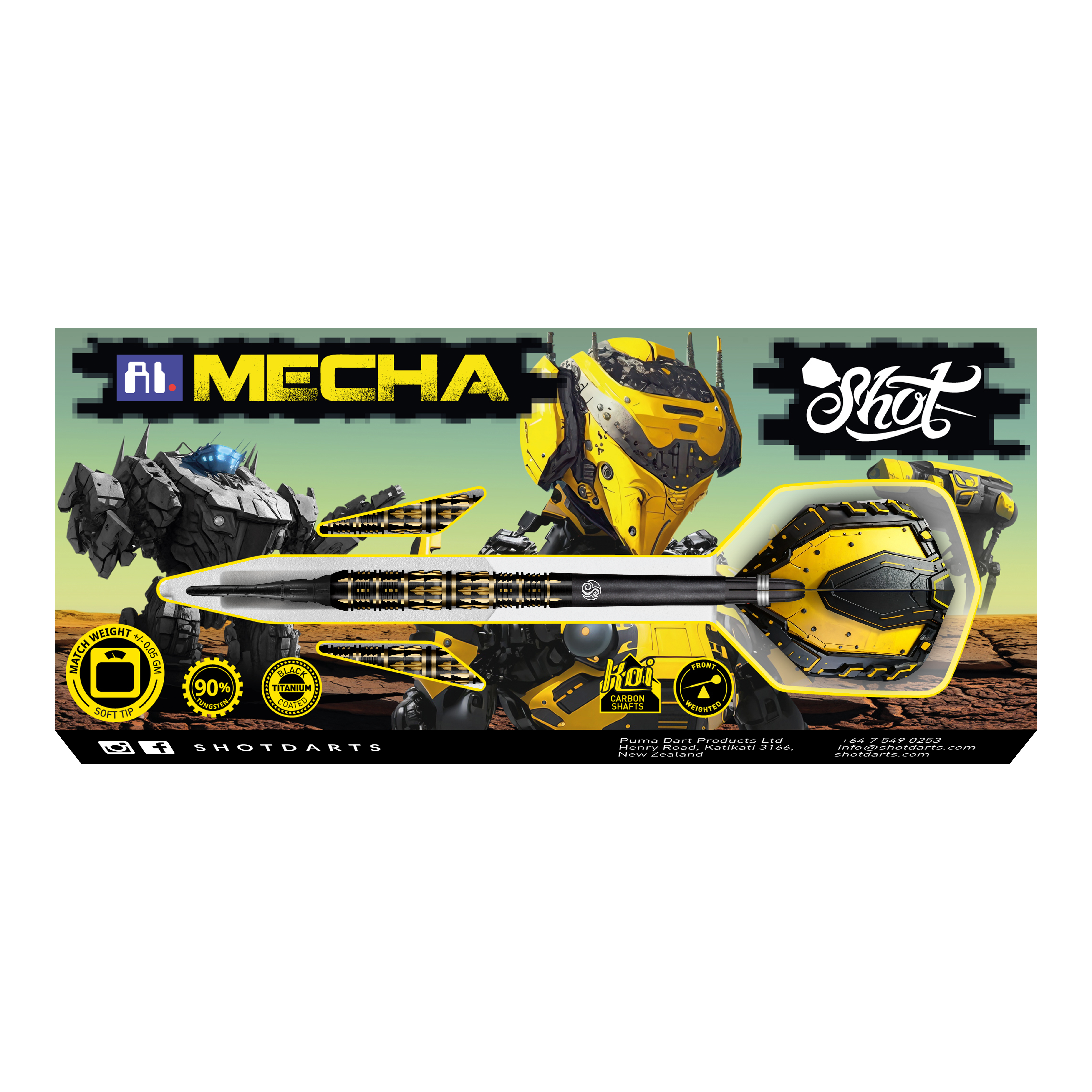 Shot AI Mecha Soft Darts - 20g