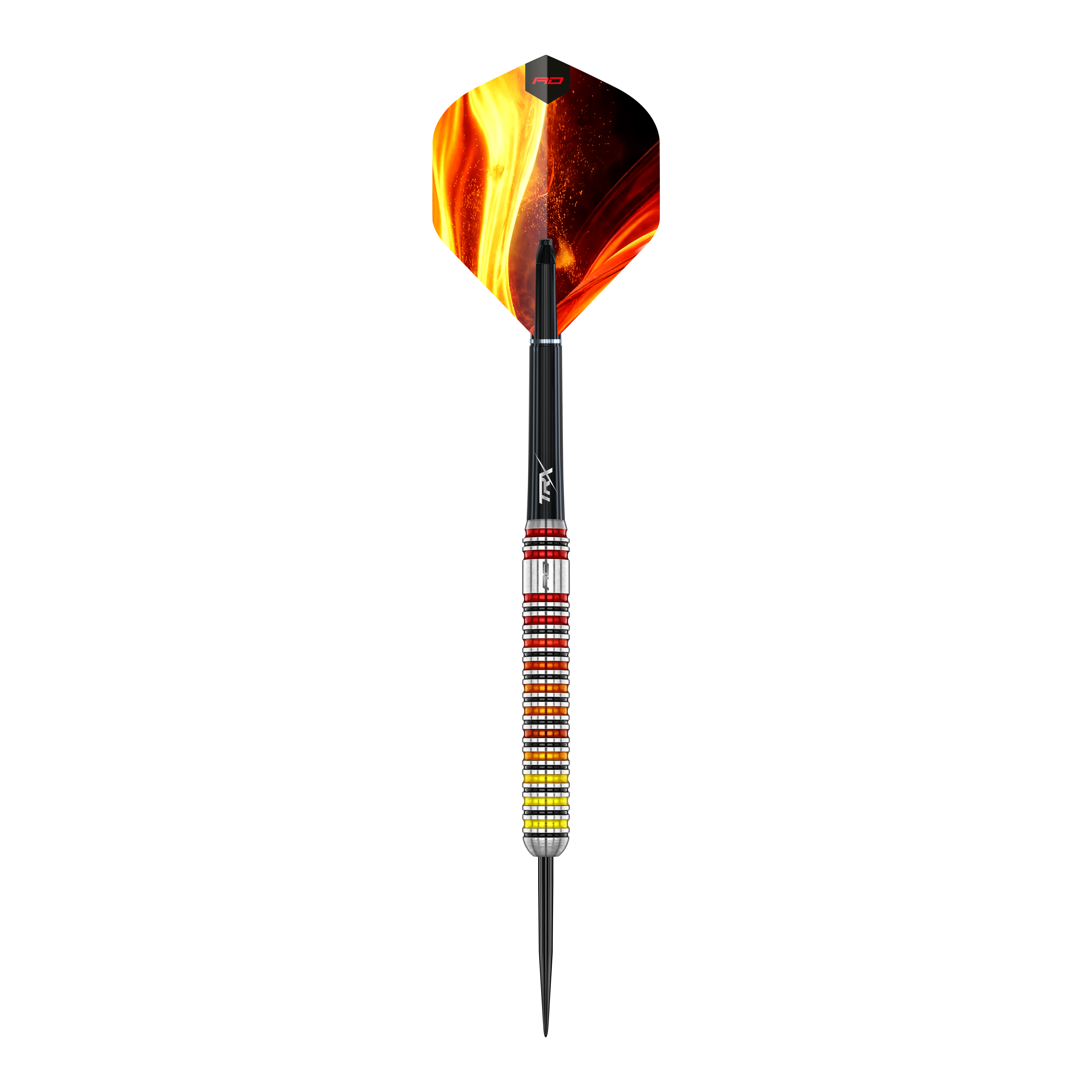 Red Dragon Furnace Steel Darts Das Bild zeigt einen Red Dragon Furnace Steeldart. Der Pfeil ist für das klassische Steeldartspiel hergestellt.