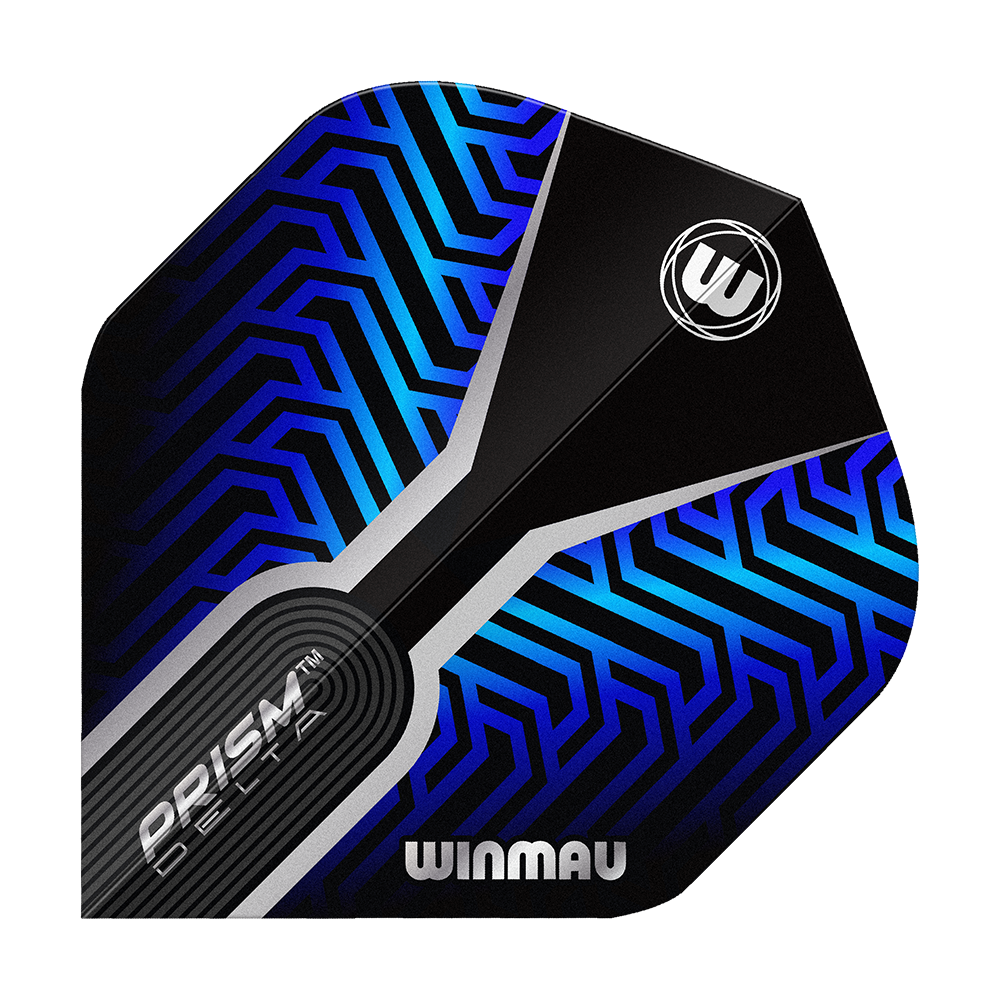Winmau Prism Delta Blue No2 Standard Flights Hier zu sehen sind die Winmau Prism Delta Blue No2 Standard Flights. Die Dart Flights verfügen über ein auffälliges blau-schwarzes Muster.