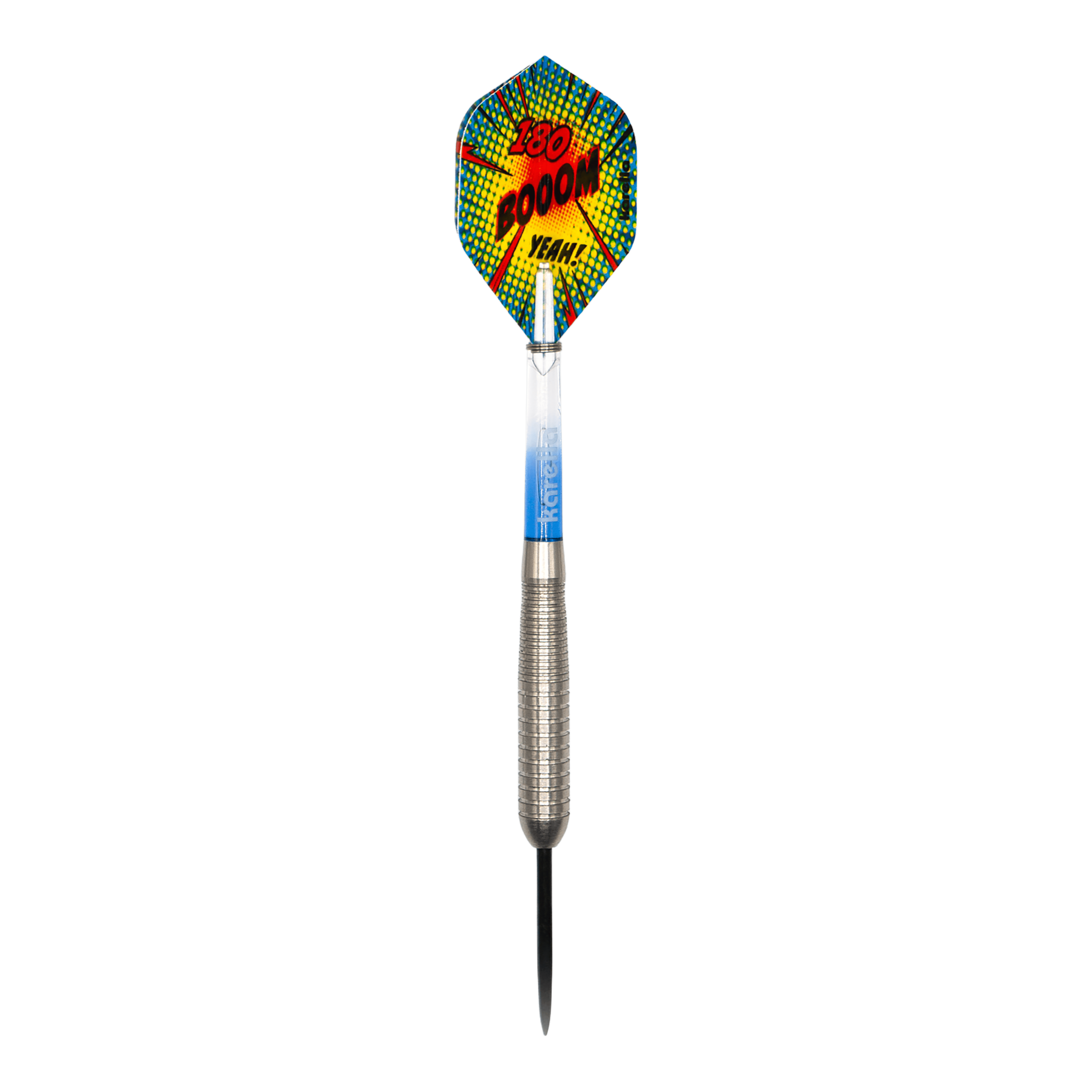 Karella Comic Line CL-4 steel darts - 23g Auf dem Bild ist der Karella Comic Line CL-4 Steeldarts - 23g zu sehen. Es handelt sich um einen hochwertigen Dartpfeil geeignet für professionelle Spiele.