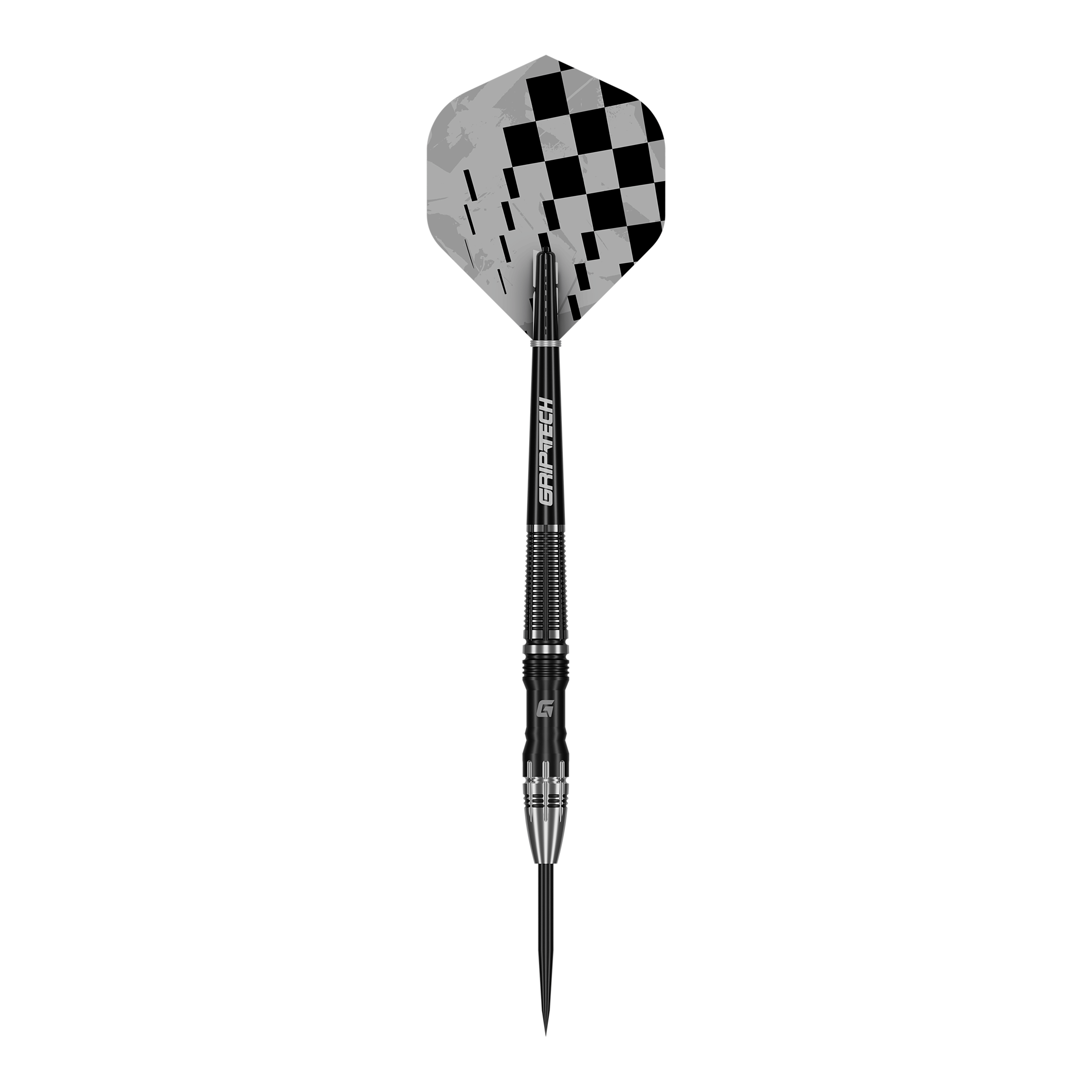 Zu sehen ist ein GOAT Rook Steeldarts Pfeil. Er eignet sich zum Spielen an Steeldartboards.