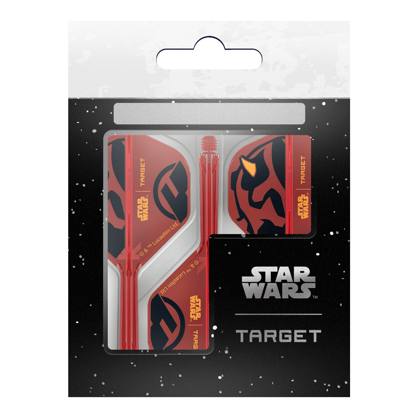 Target Star Wars K-Flex Darth Maul No2 Standard Flights Target Star Wars K-Flex Darth Maul No2 Standard Flights Darts-Flights mit Darth Maul Design im Standardformat. Perfekt geeignet für Star Wars Liebhaber.