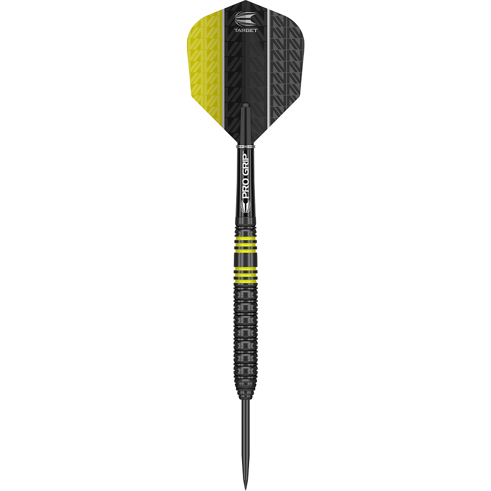 Target Vapor8 Black Yellow steel darts