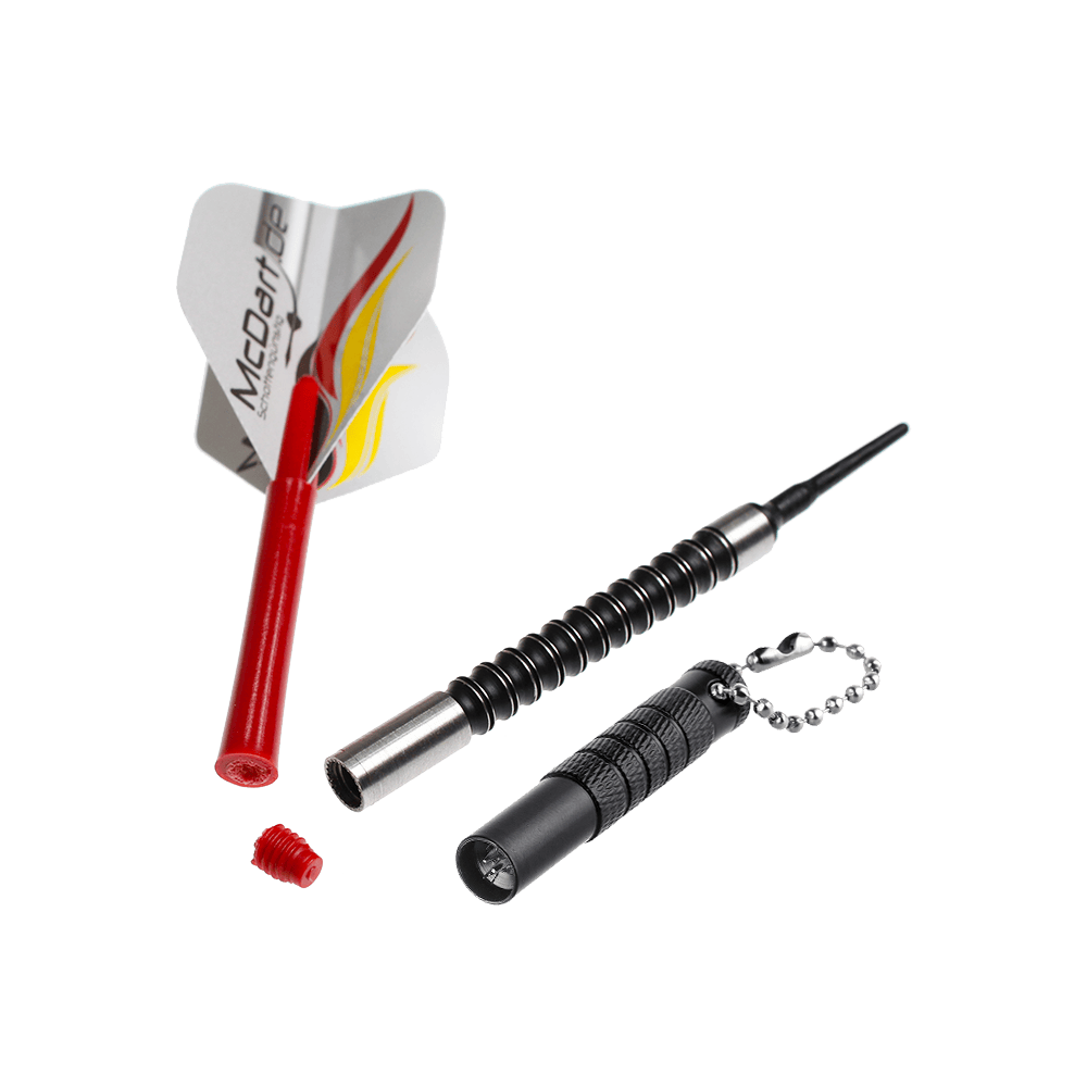 Bullet shaft residue remover Das Bild zeigt einen Bullet Shaftrest Entferner in Schwarz. Es handelt sich um ein Zubehörteil für Dartpfeile.