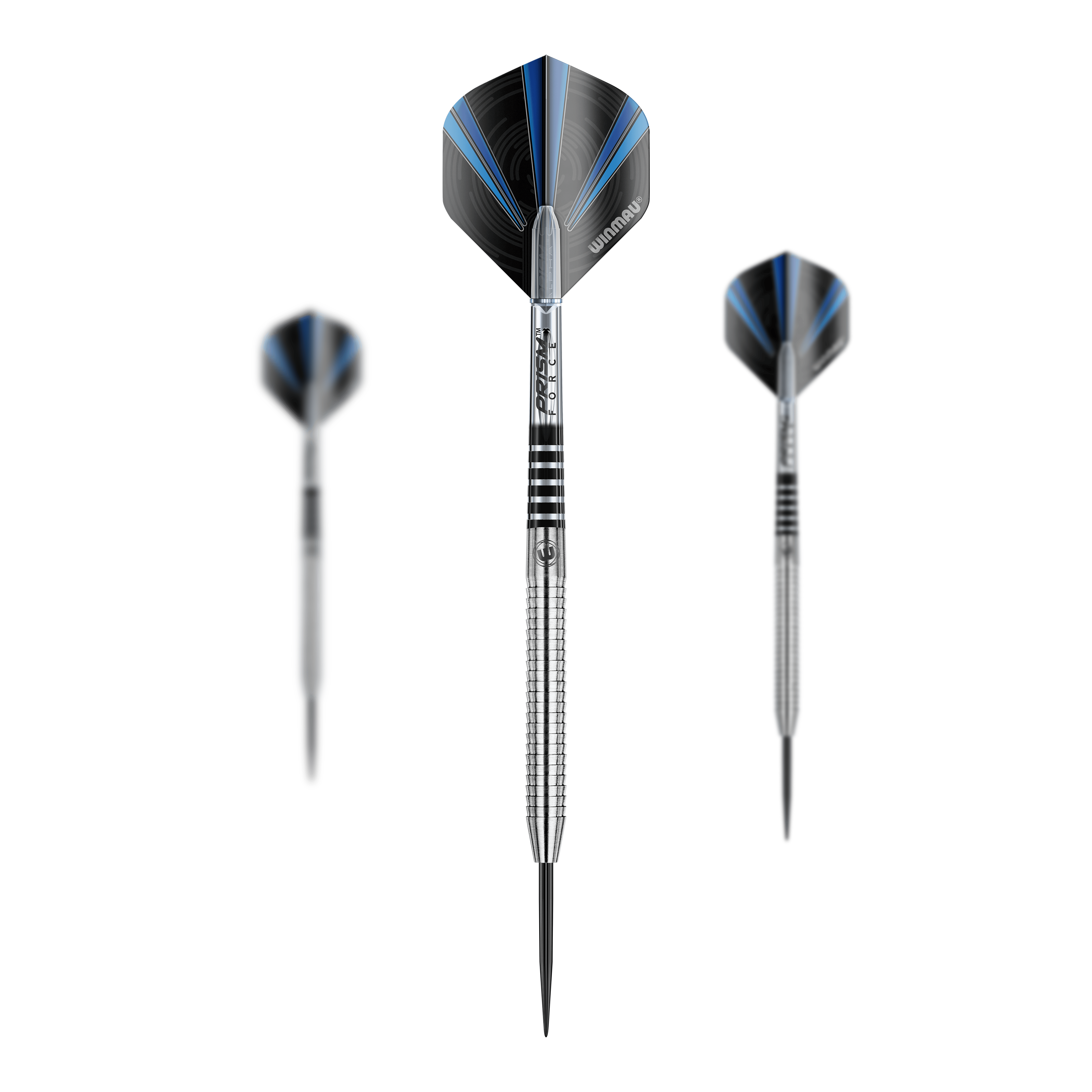 Winmau Sabotage Steel Darts Das Bild zeigt die Winmau Sabotage Steeldarts. Es handelt sich um professionelle Darts für den Steeldart-Sport.