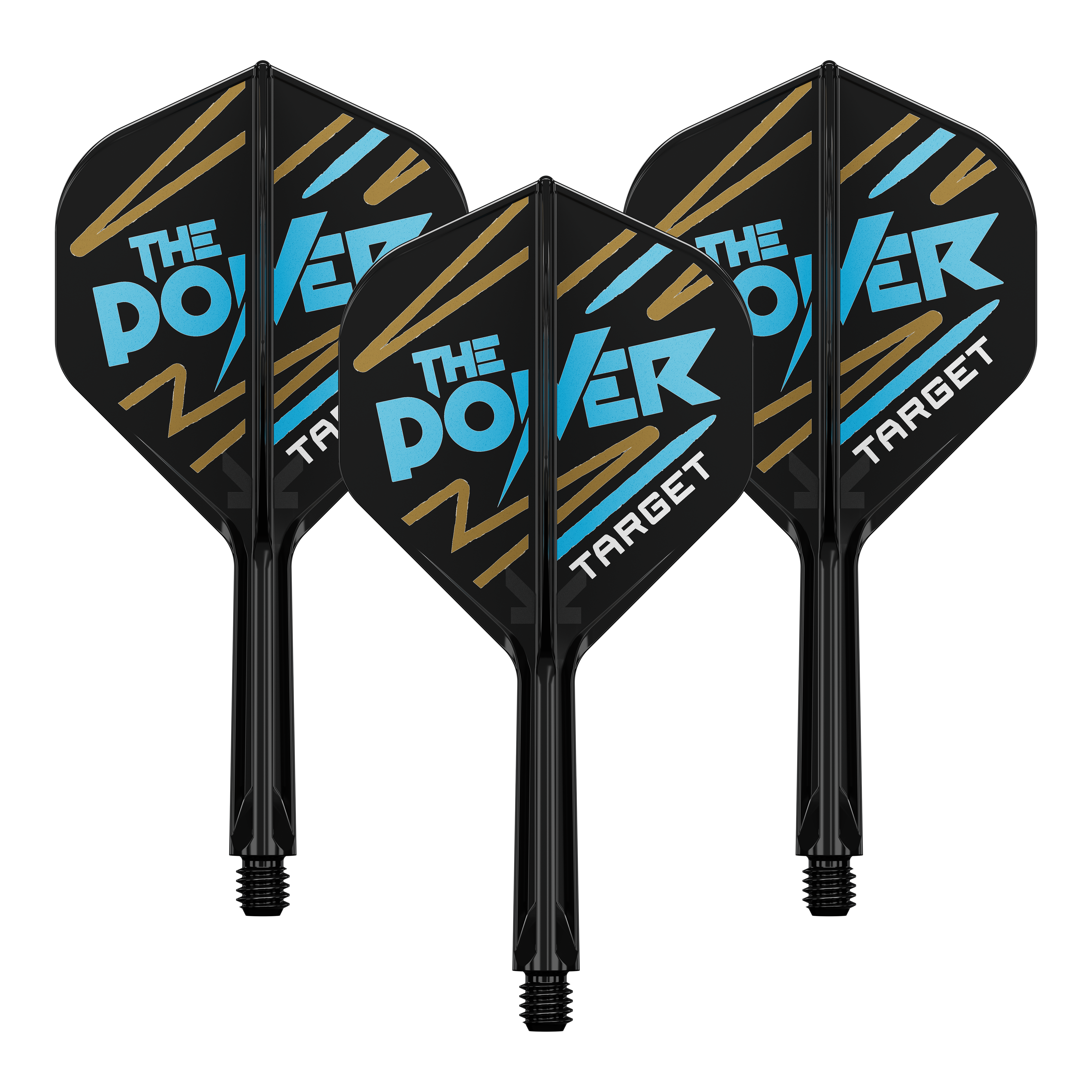 Dieses Bild zeigt einen K-Flex Phil Taylor Dart Flight im No2 Standardformat. Das Set umfasst Flights mit einer Länge von 26mm.