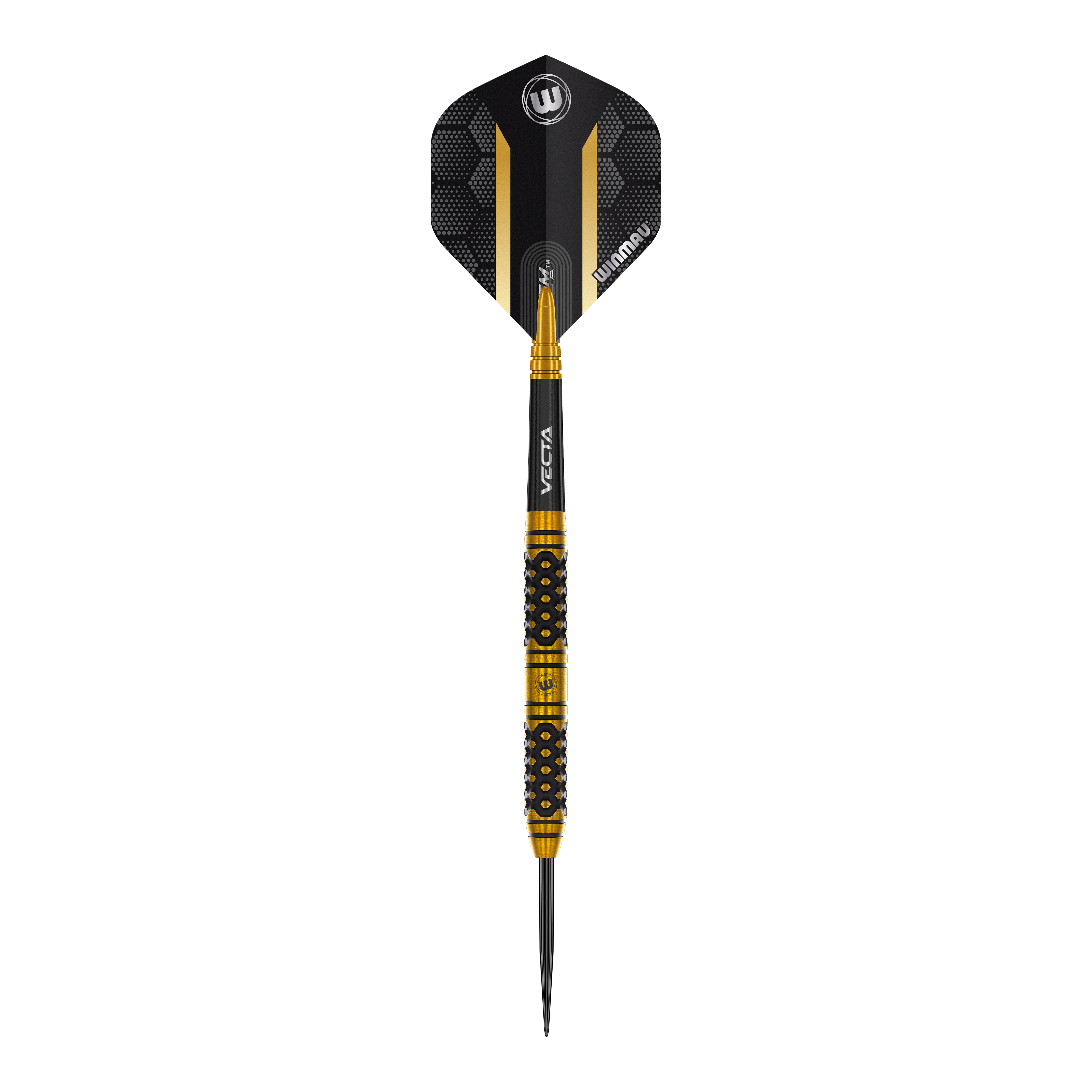 Winmau Team 360 Bradley Van Der Velden Steel Darts - 22g Das Bild zeigt die Winmau Team 360 Bradley Van Der Velden Steeldarts mit einem Gewicht von 22 Gramm. Die Darts sind für Präzision und professionelle Spieler konzipiert.