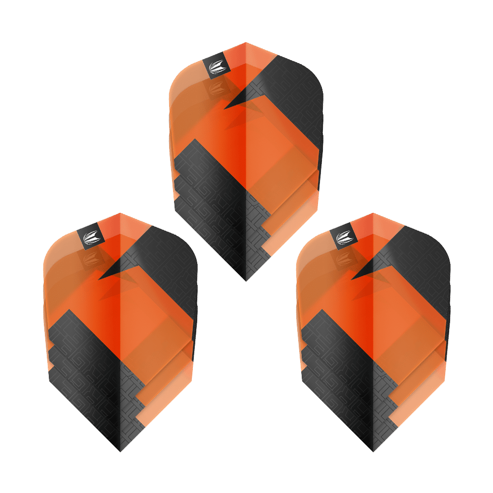 Target Pro Ultra TAG Orange Ten-X Standard Flights - 3 sets