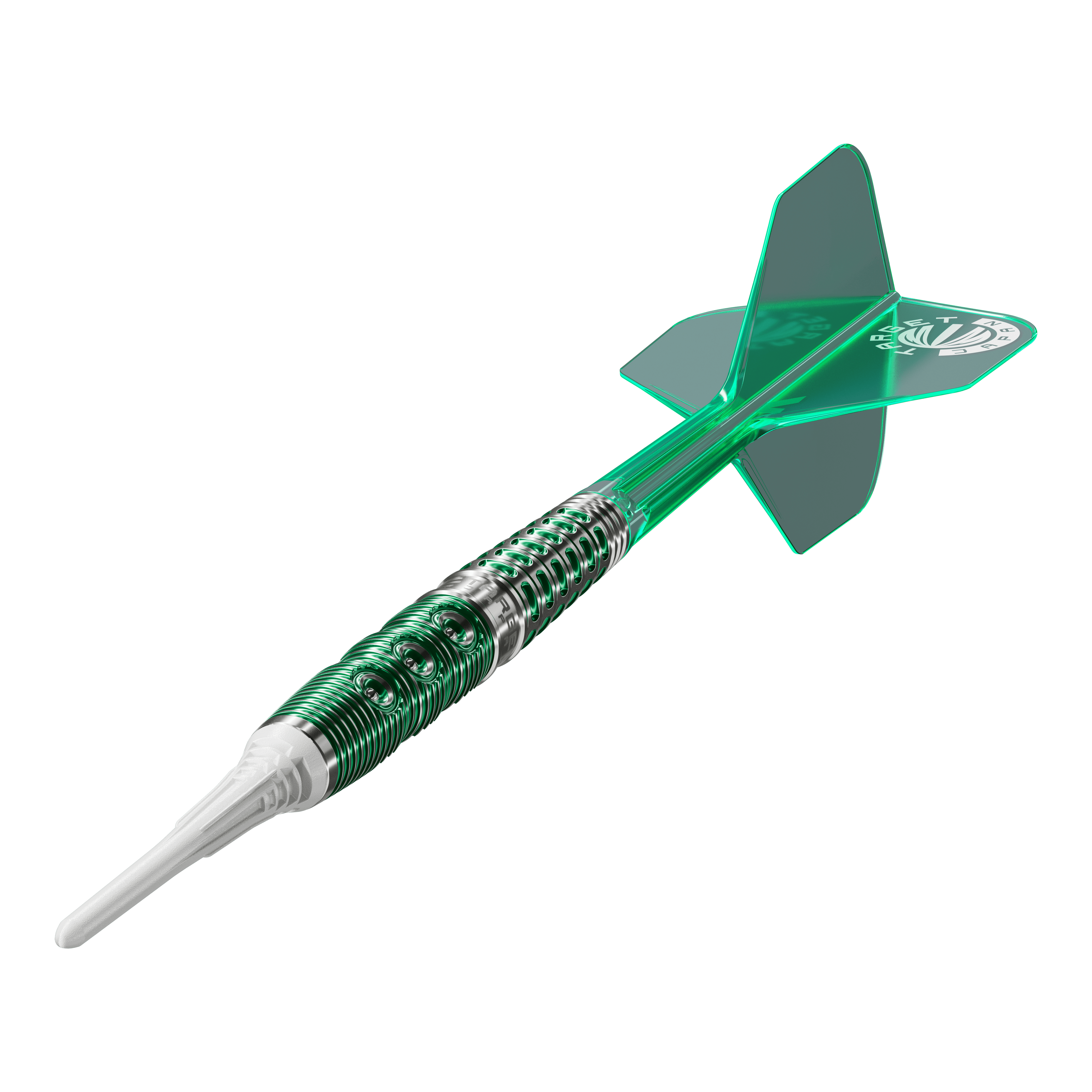 Hier sieht man die Target Japan Prime Series Motomu Sakai Xeno GEN1 Softdarts - 19g. Das Produkt eignet sich ideal für professionelle Dart-Enthusiasten.