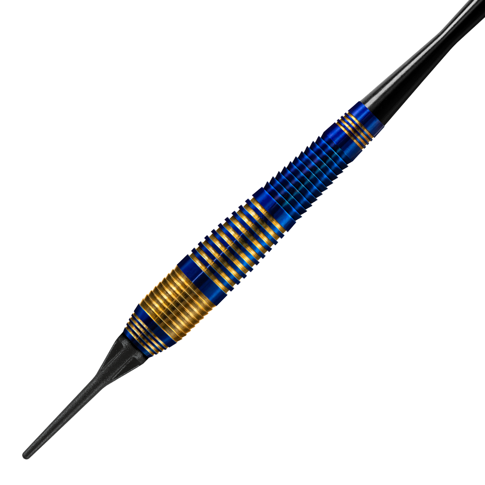 Harrows Vivid Brass Blue Softdarts - 18g