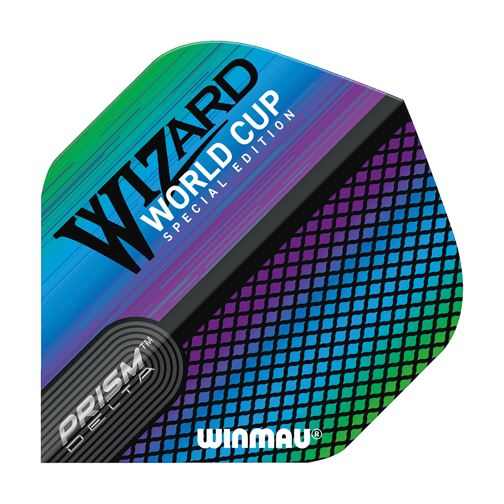 Winmau Prism Delta Wizard Rainbow Standard Flights