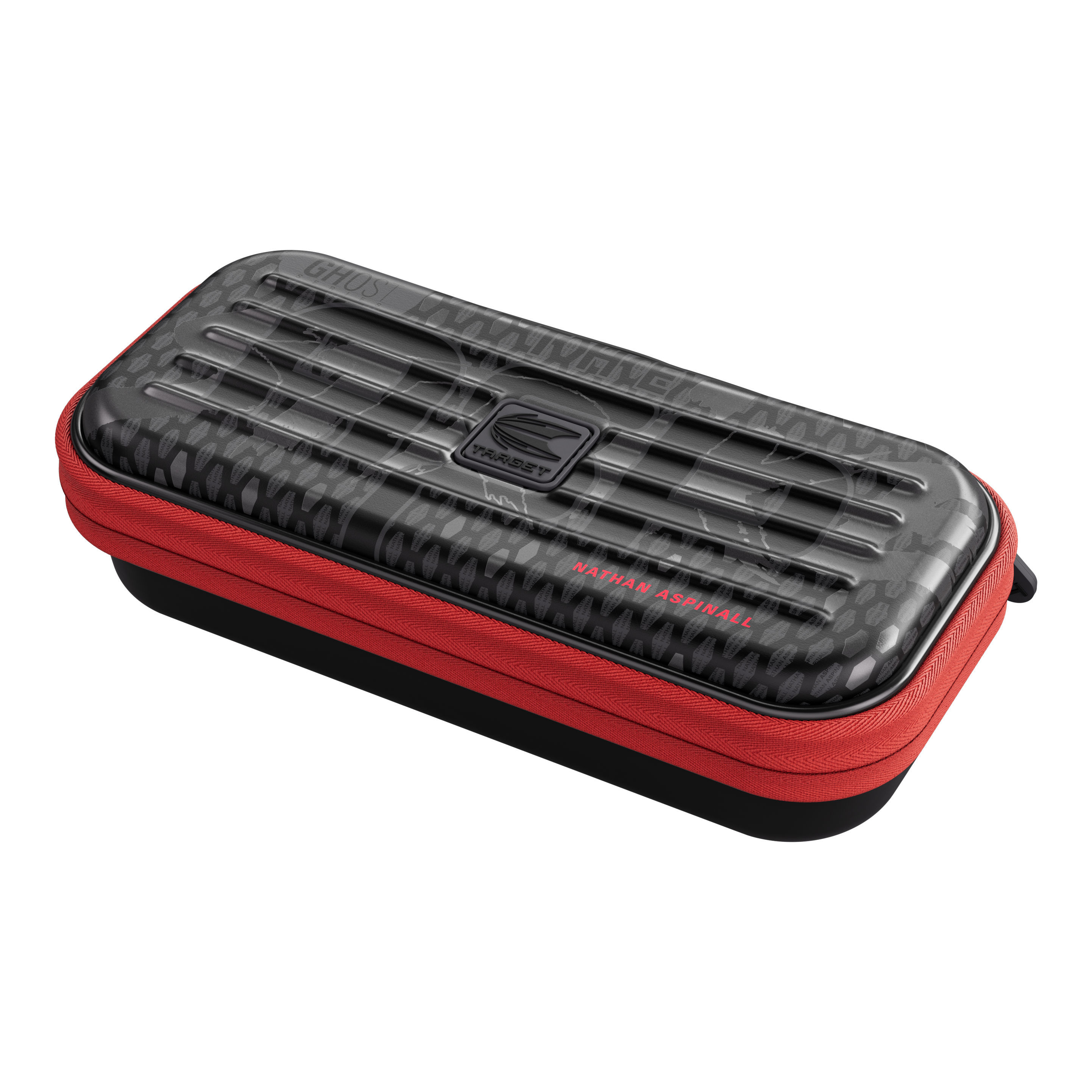 Takoma Ghost Series Nathan Aspinall dart case Hier sieht man das Takoma Ghost Series Nathan Aspinall Dartcase. Es wurde speziell für Fans von Nathan Aspinall entworfen.