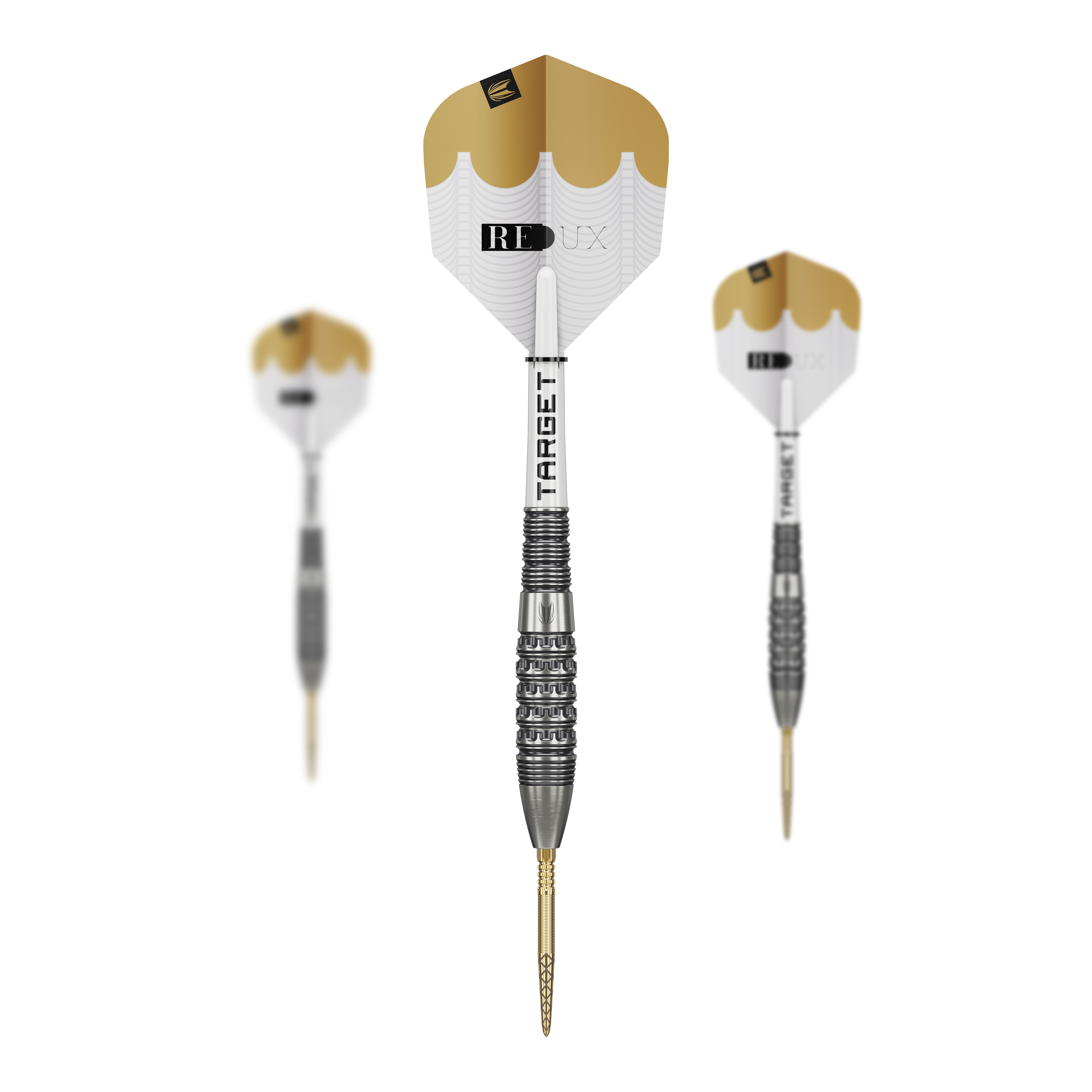 Target Redux 02 Swiss Point steel darts Abgebildet ist das Set der Target Redux 02 Swiss Point Steeldarts. Diese Darts sind für professionelle Spieler geeignet.