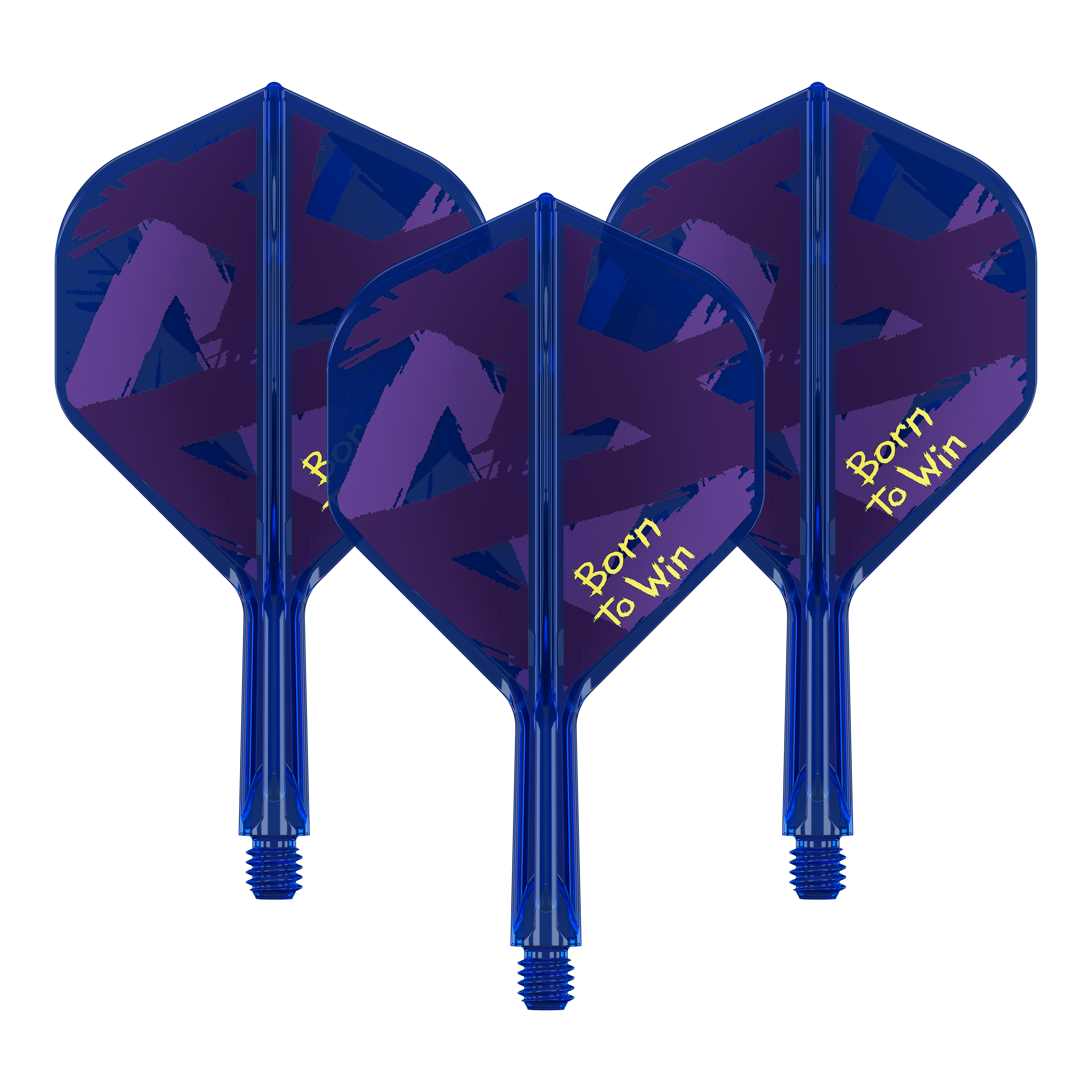 Target K-Flex Luke Littler Born To Win World Champion No2 Standard Flights Ein Set von Dartflights im Standardformat ist abgebildet. Die Flights zeigen ein gleichmäßiges Muster.