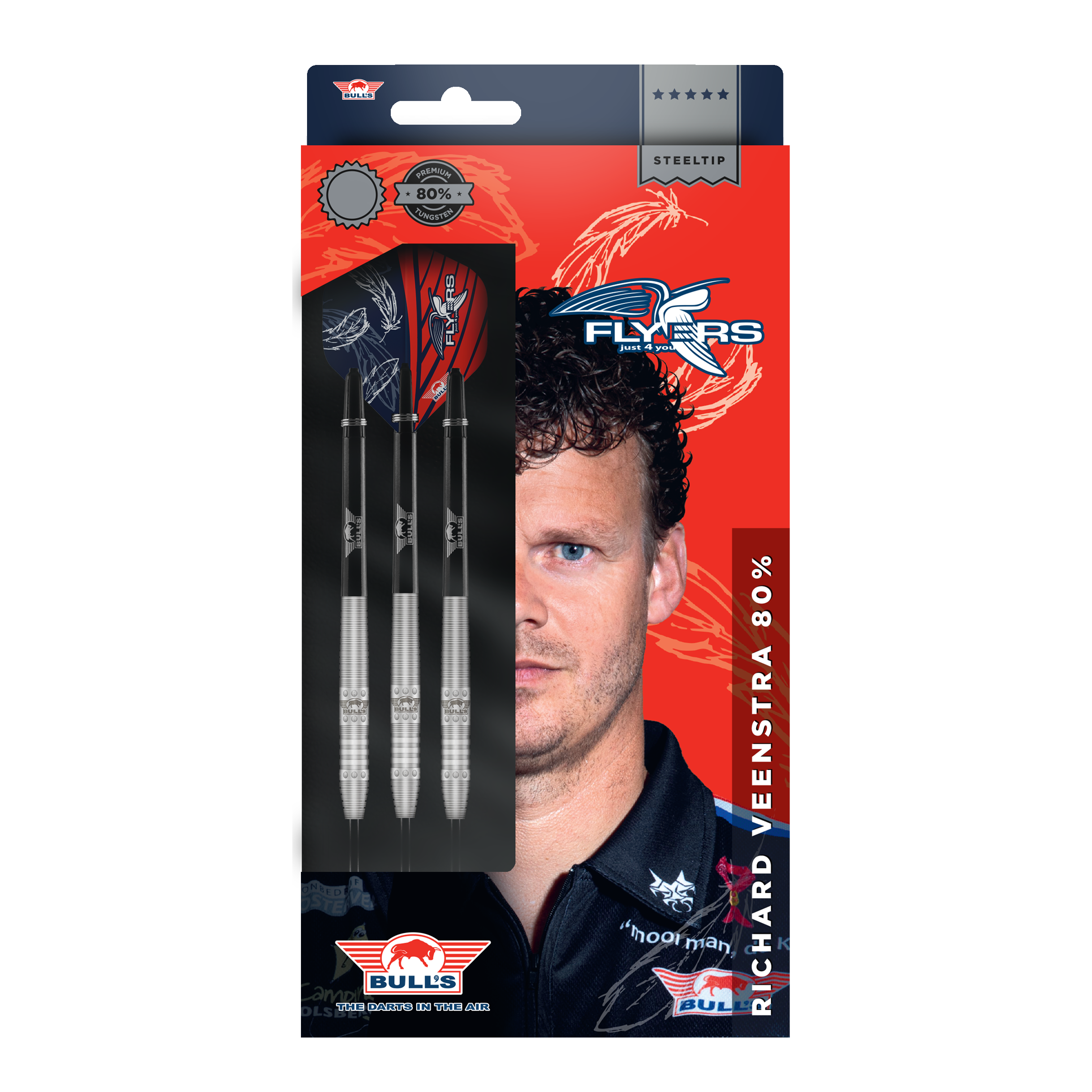 Bulls NL Richard Veenstra 80 steel darts - 23g