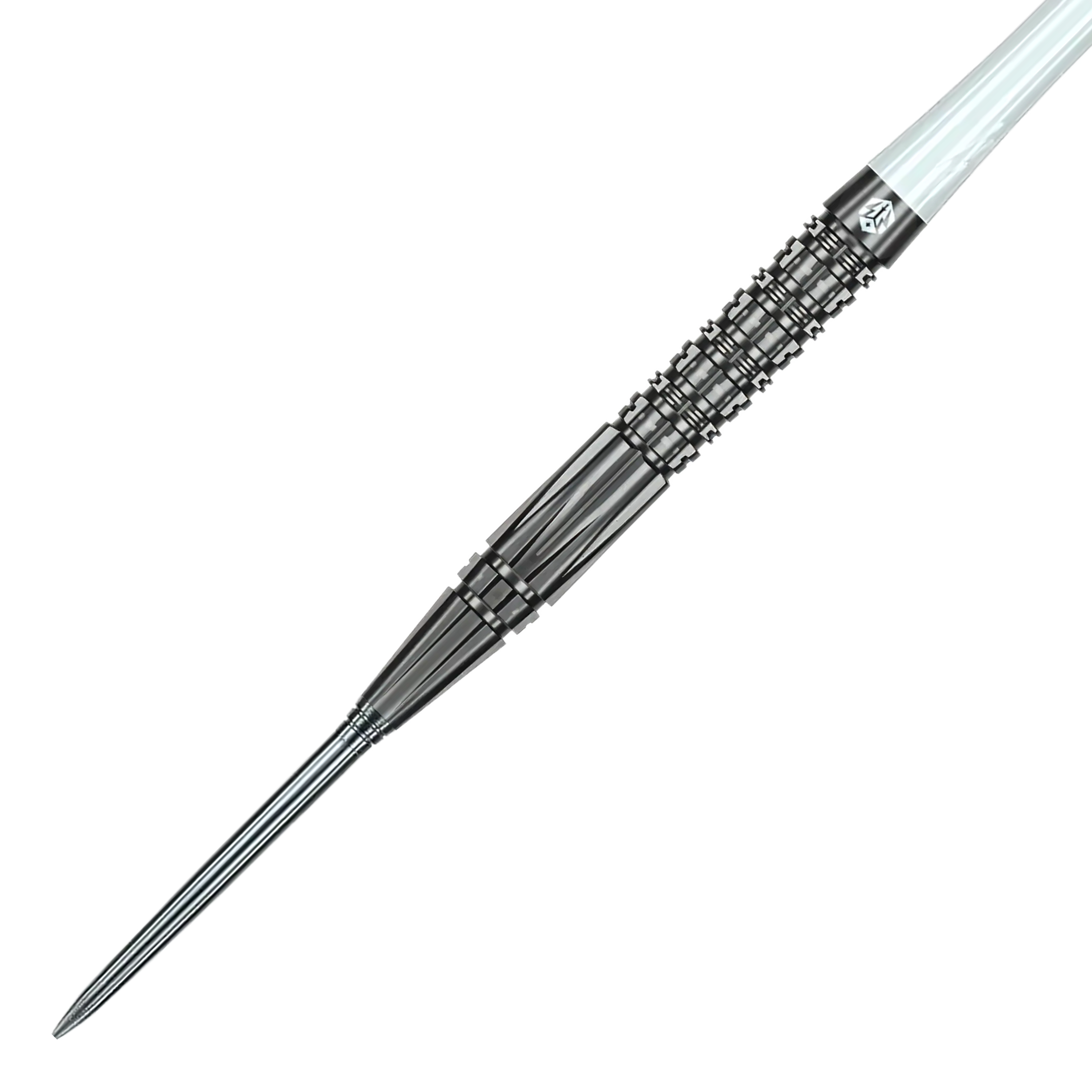 Caliburn Prisma P2 steel darts - 20.5g Die Abbildung zeigt die Caliburn Prisma P2 Steeldarts mit einem Gewicht von 20,5g. Das Produkt eignet sich ideal für Steeldartspieler.