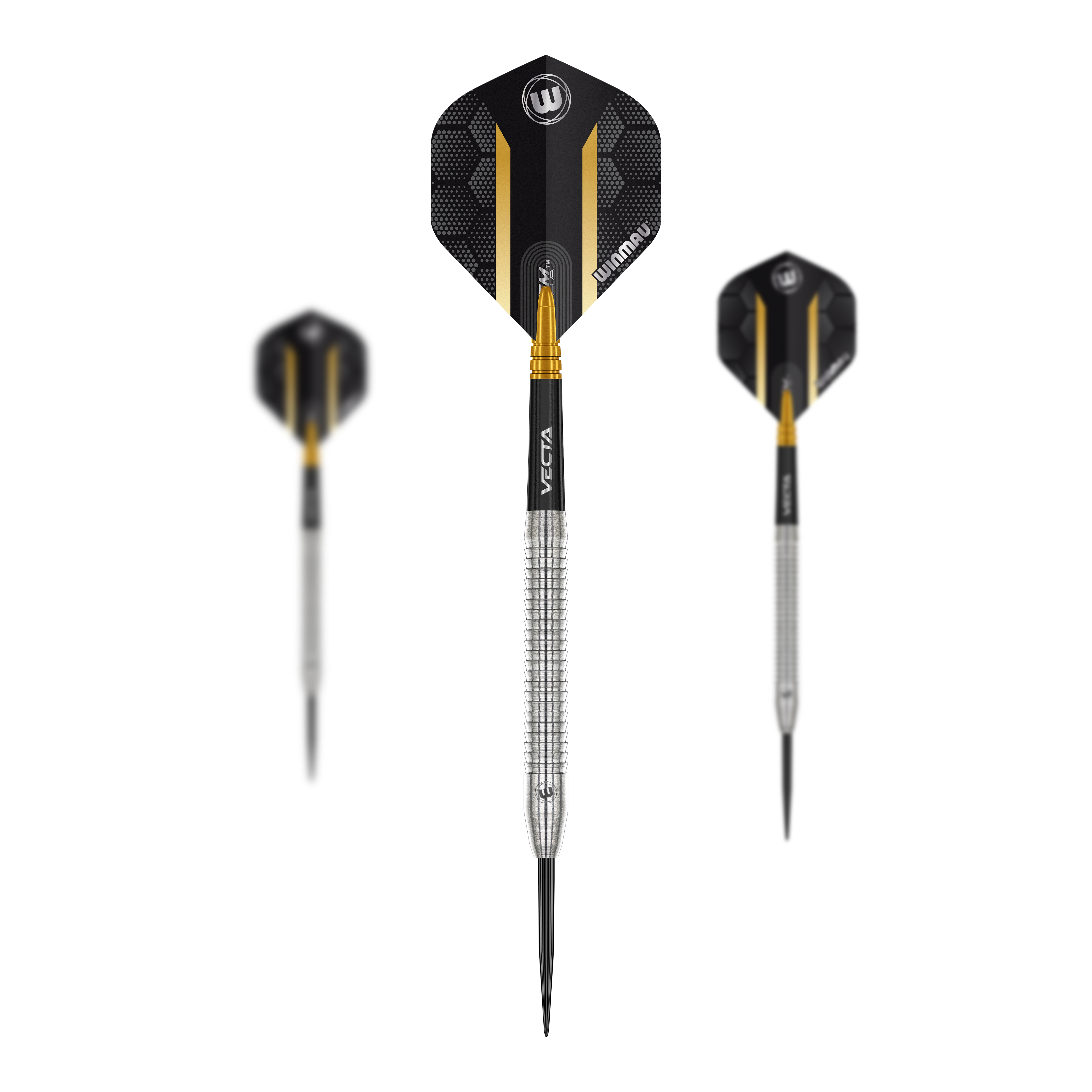 Winmau Team 360 Jack Nankervis steel darts - 24g Dies ist ein Set der Winmau Team 360 Jack Nankervis Steeldarts - 24g. Die Abbildung zeigt das komplette Dart-Set.