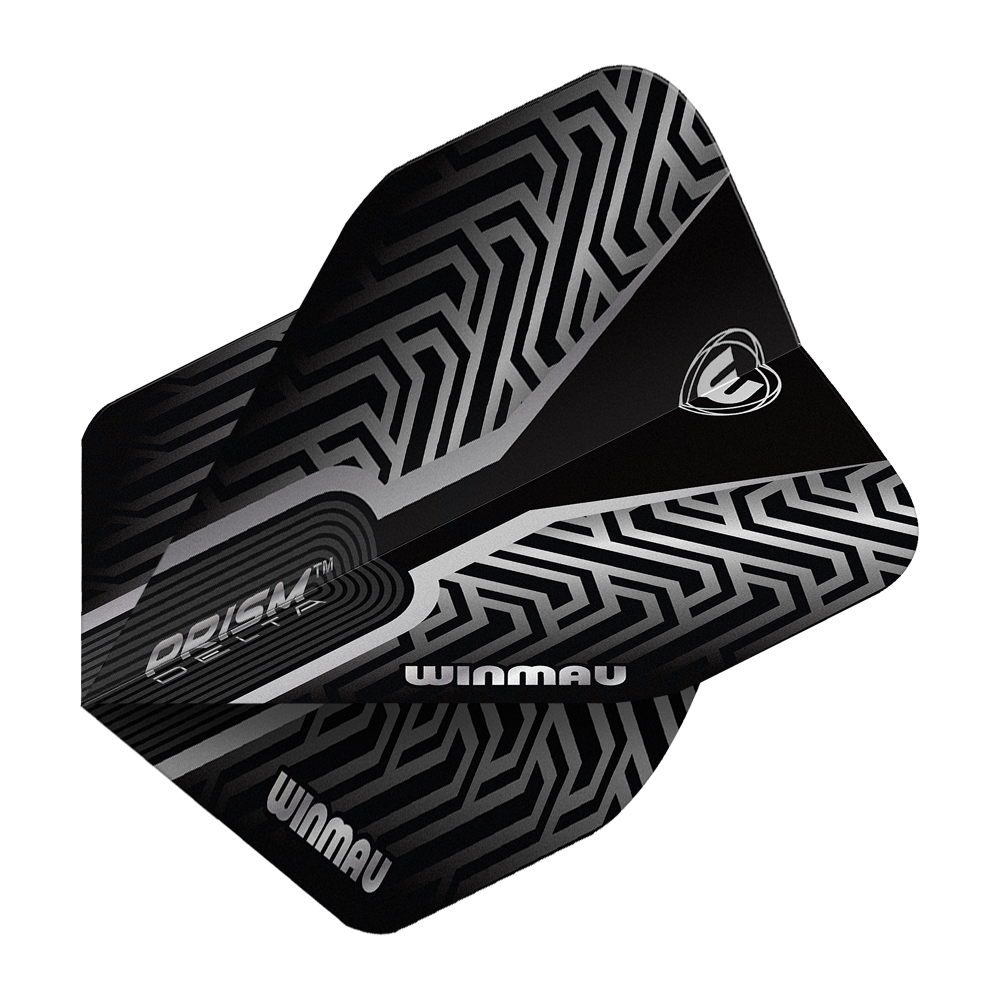 Dies ist ein Satz Winmau Prism Delta Silver No2 Standard Flights. Die Abbildung zeigt die Produktdetails dieser Darts-Flights.