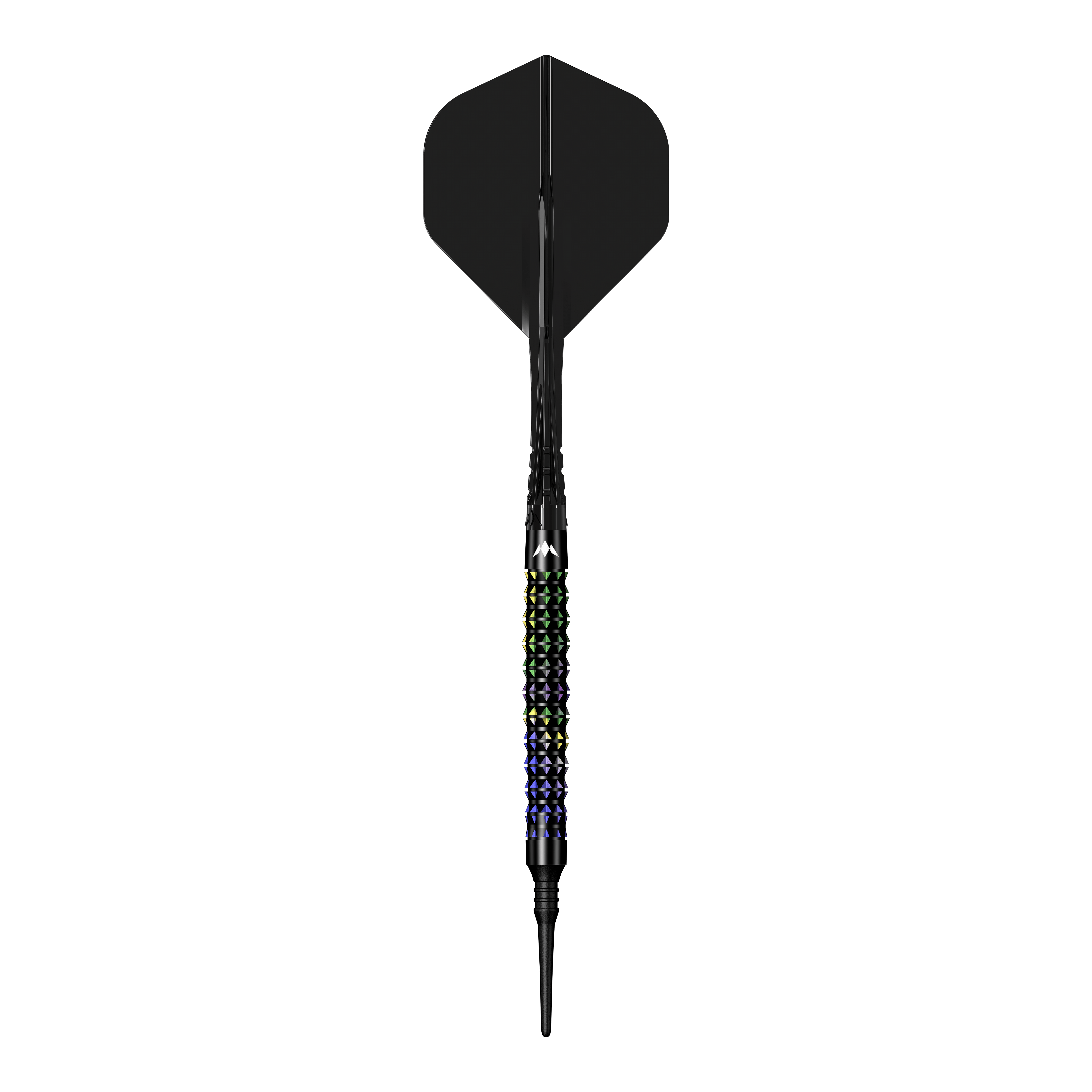Mission Black Opal Soft Darts - 20g Mission Black Opal Softdarts - 20g liegt auf einem weißen Hintergrund. Diese Softdarts sind für präzises Dartspiel ausgelegt.