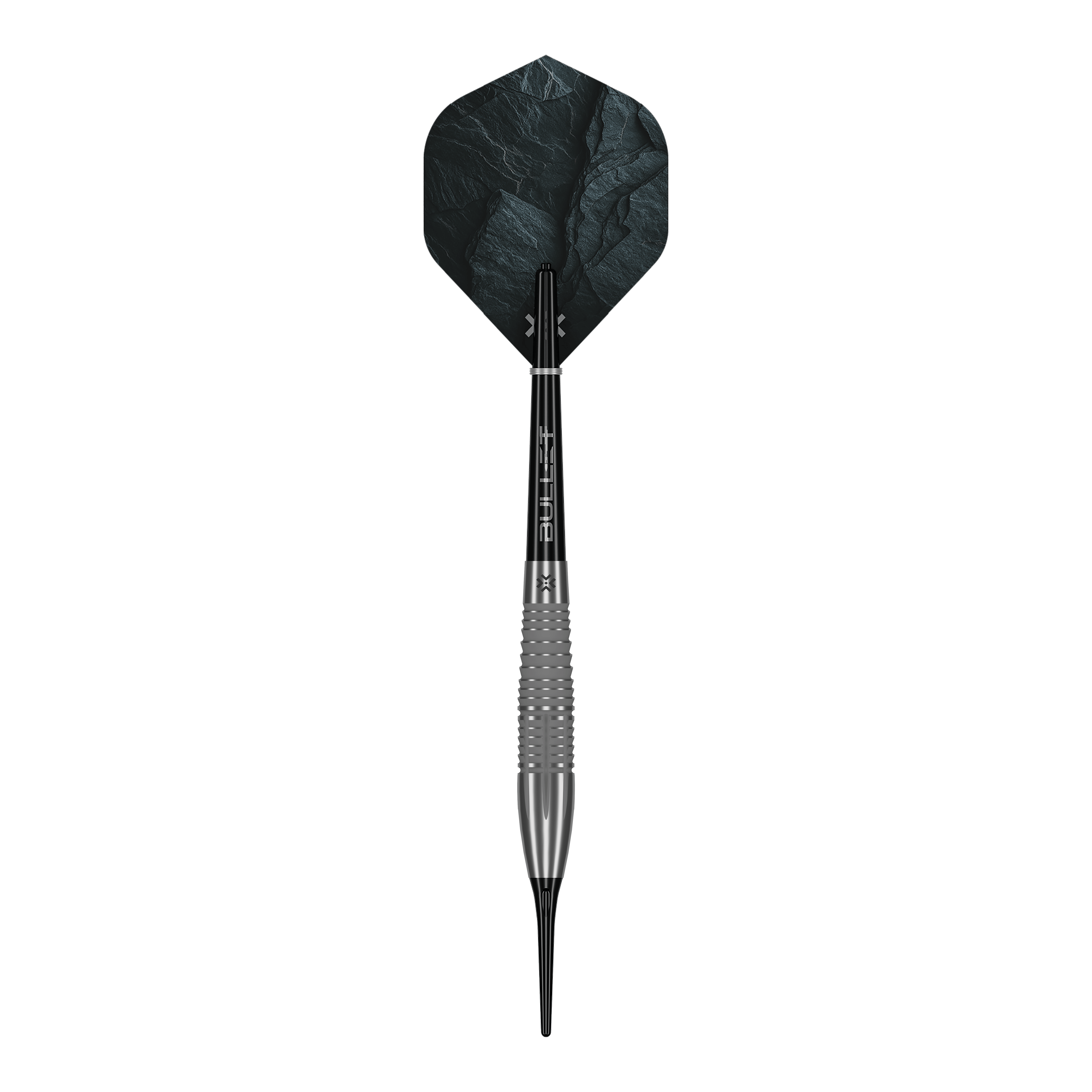 Bullet Monolith soft darts - 20g Auf dem Bild werden die Bullet Monolith 20g Soft Darts dargestellt. Diese Darts sind speziell für das Softdart-Spiel konzipiert.