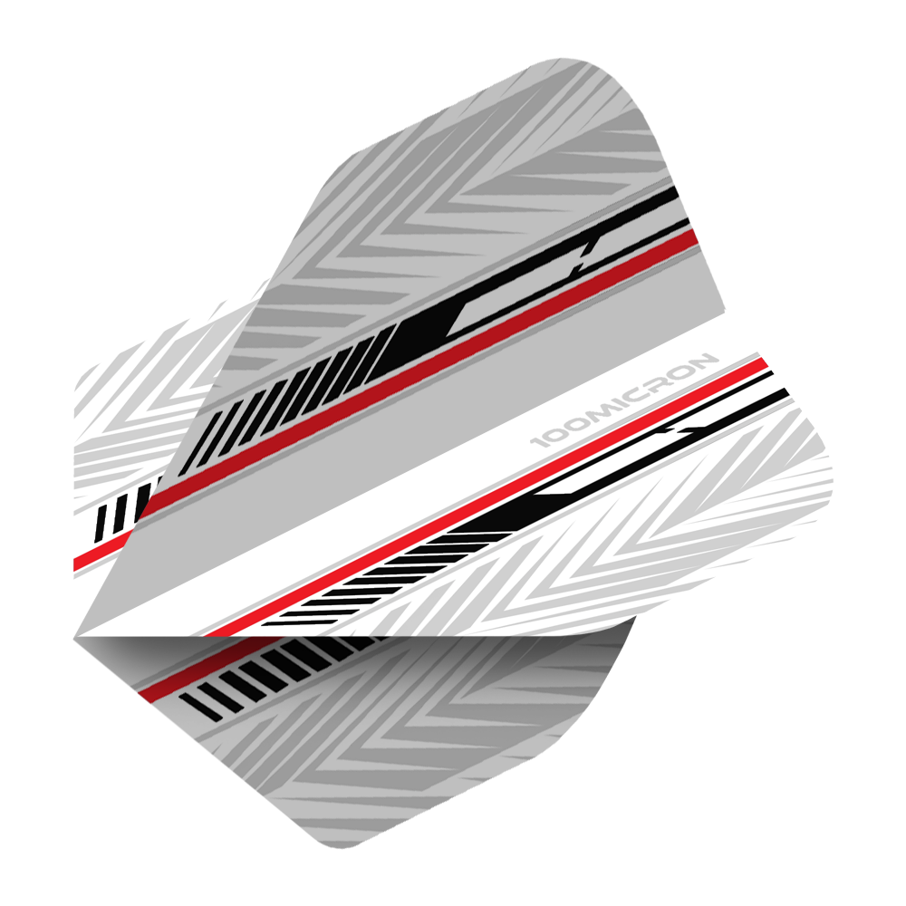 Pentathlon White Black Red No2 Standard Flights