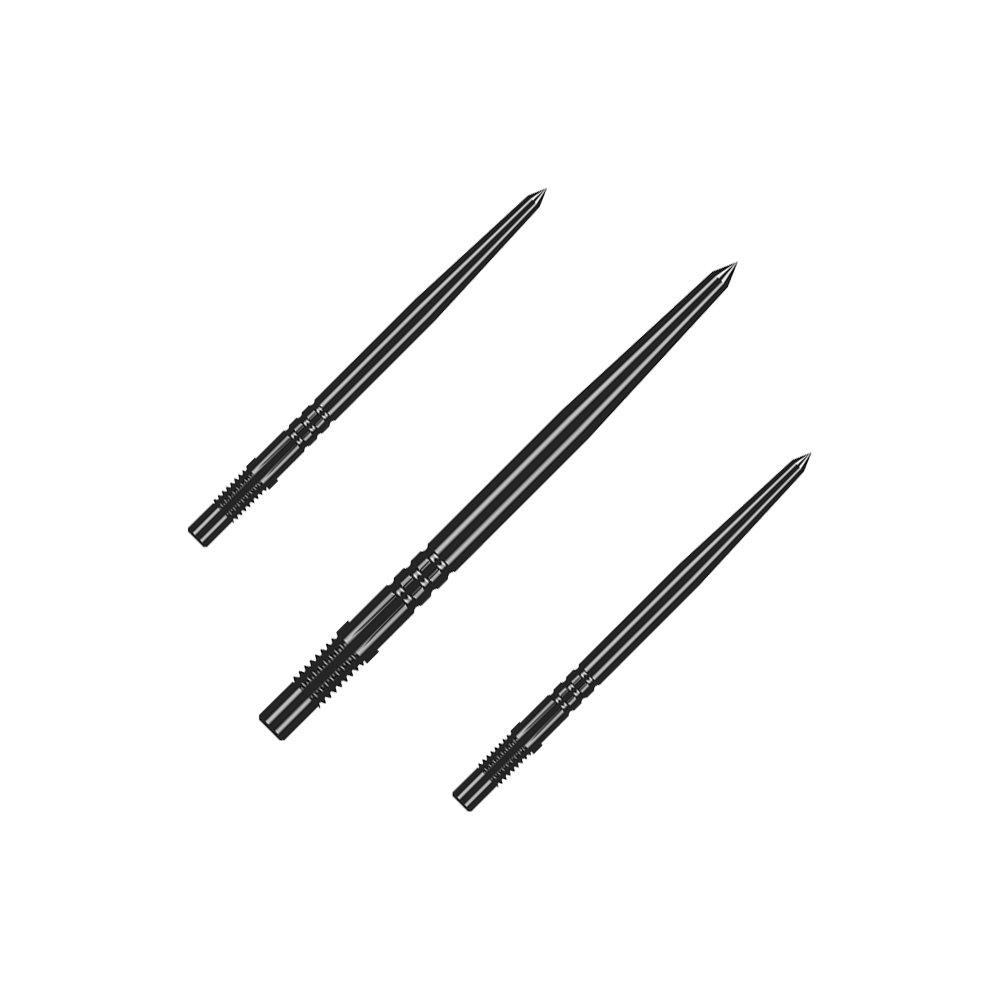 Shot Turbo Point Dart Tips - Black