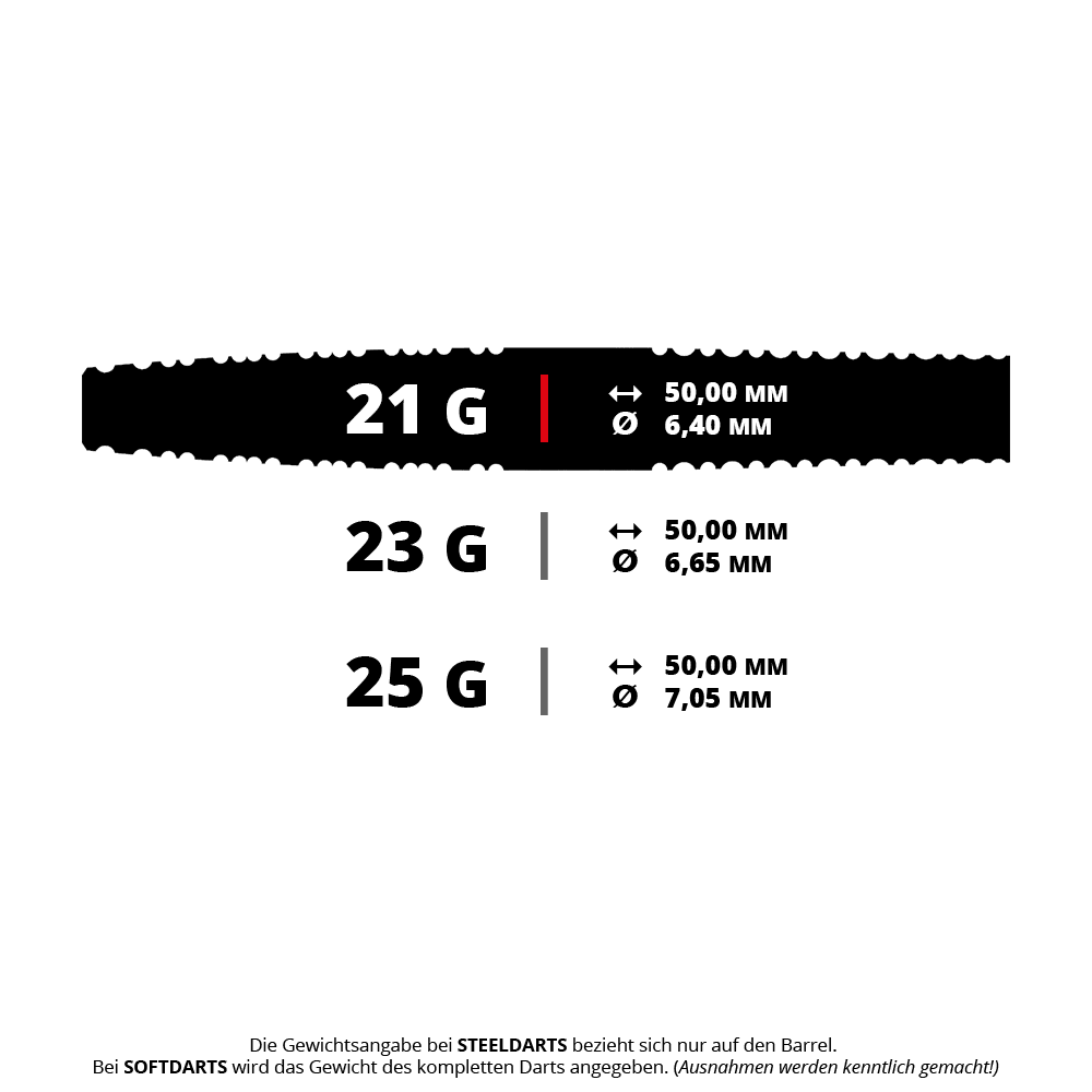 Mission Cam Crabtree Natural Steel Darts Das Bild zeigt einen Steeldart namens Mission Cam Crabtree Natural mit einem Gewicht von 21 Gramm. Der Dart liegt auf einer hellen Fläche.