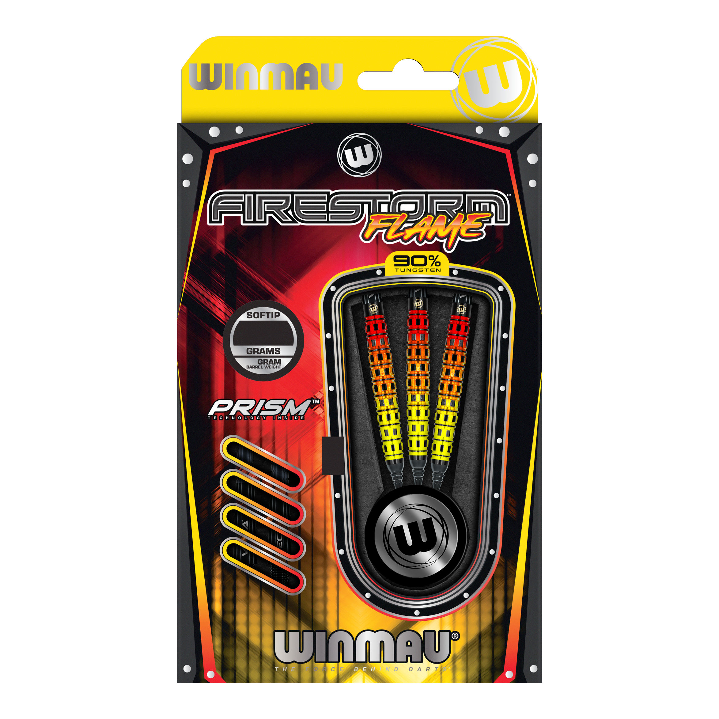 Winmau Firestorm Flame Tapered Soft Darts - 20g