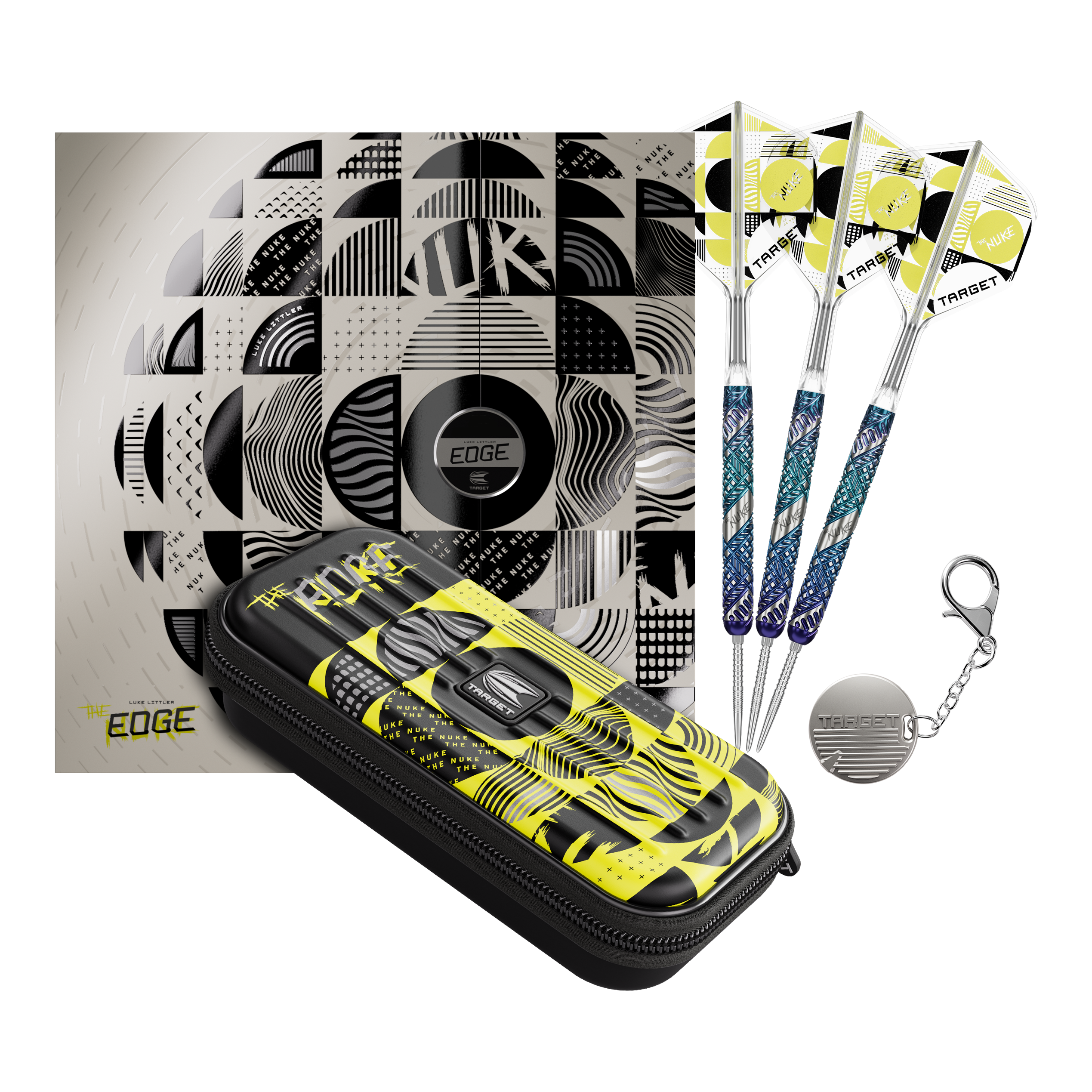 Target Luke Littler Edge Swiss Point Steel Darts Dieses Bild zeigt die Target Luke Littler Egde Swiss Point Steeldarts in voller Ansicht. Die Steeldarts bestechen durch ihre hochwertige Verarbeitung.