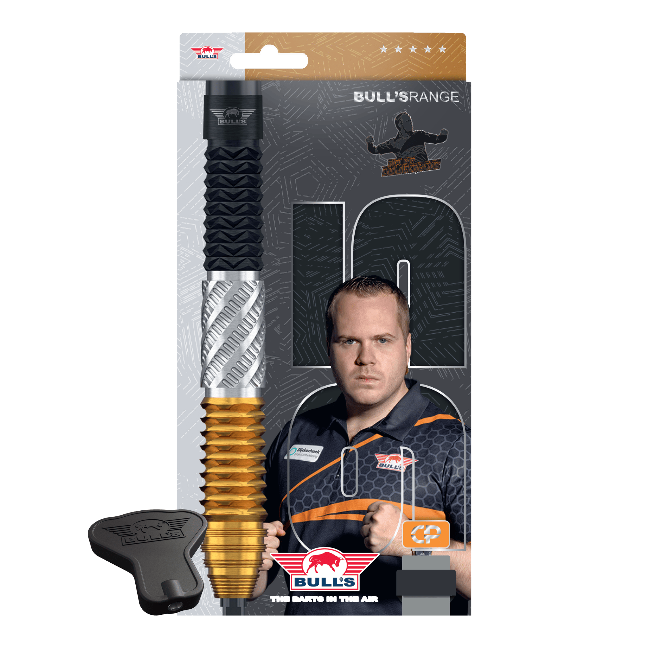 Bulls NL Dirk Van Duijvenbode 95% Convertible Points Steeldarts Die Bulls NL Dirk Van Duijvenbode 95% Convertible Points Steeldarts sind hochwertige Darts mit austauschbaren Spitzen. Sie bieten Präzision und Flexibilität für erfahrene Dartspieler.