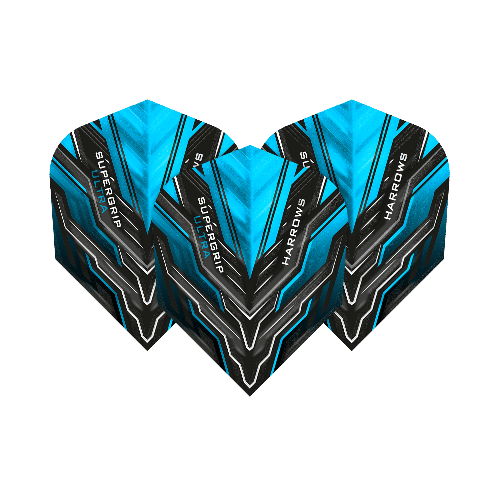 Harrows Supergrip Ultra Aqua Standard Flights