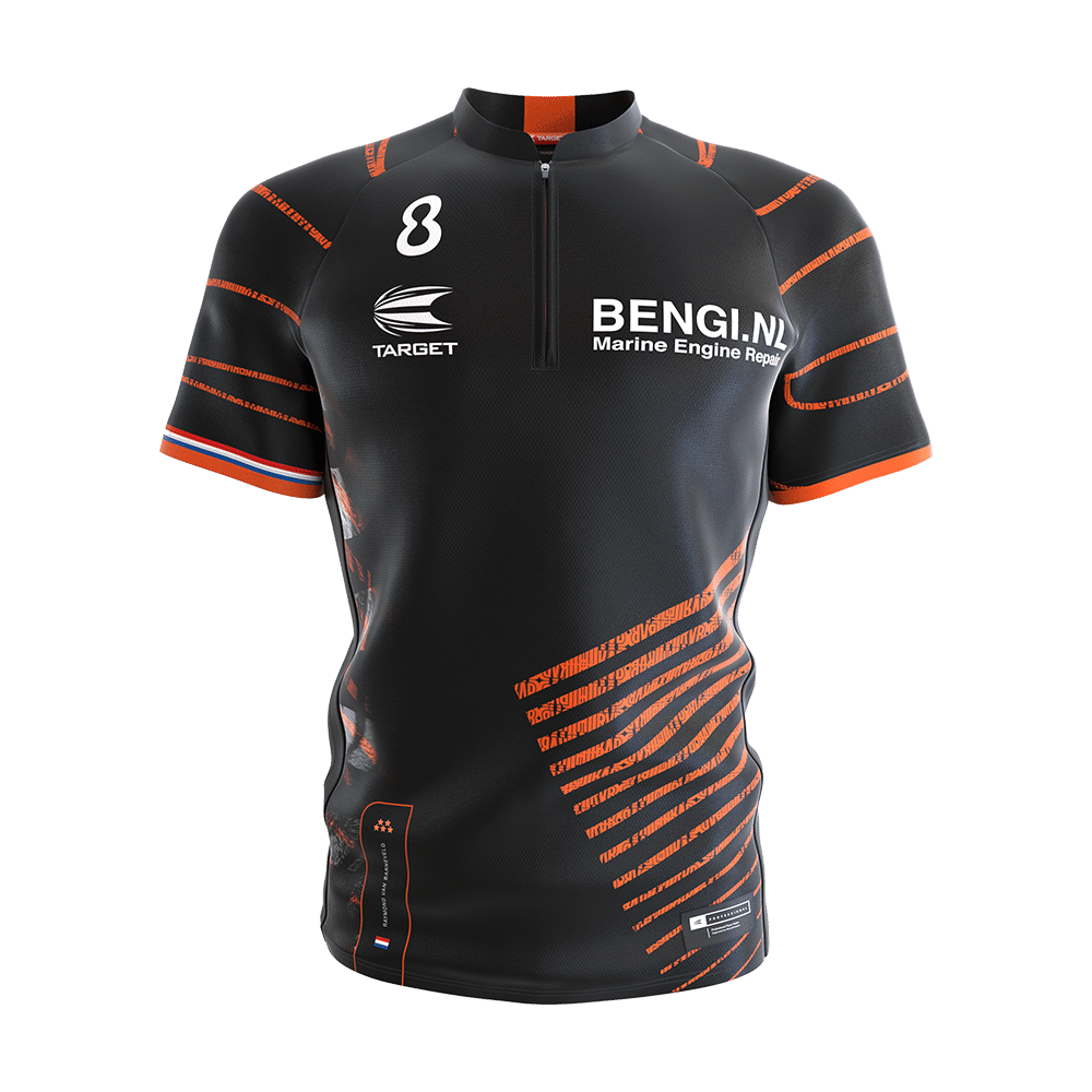 Target Coolplay Collarless Raymond Van Barneveld 2023 dart shirt