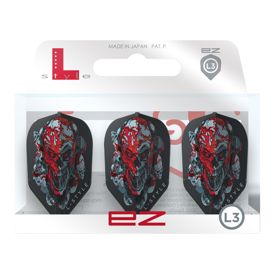 L-Style Ryan Searle Signature V4 Black L3EZ Flights Diese Abbildung zeigt L-Style Ryan Searle Signature V4 Black L3EZ Flights. Die Dartflights zeichnen sich durch ein elegantes, schwarzes Design aus.