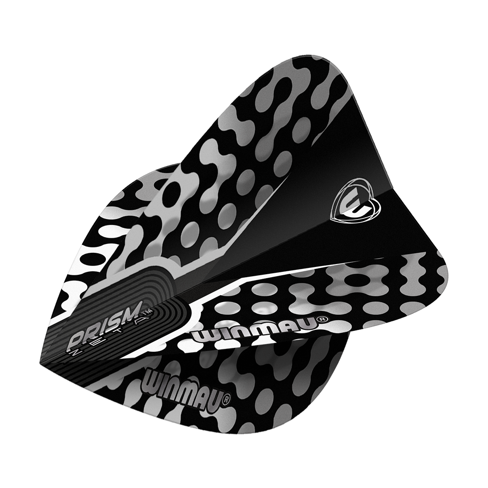 Winmau Zeta Black White Gray Kite Flights