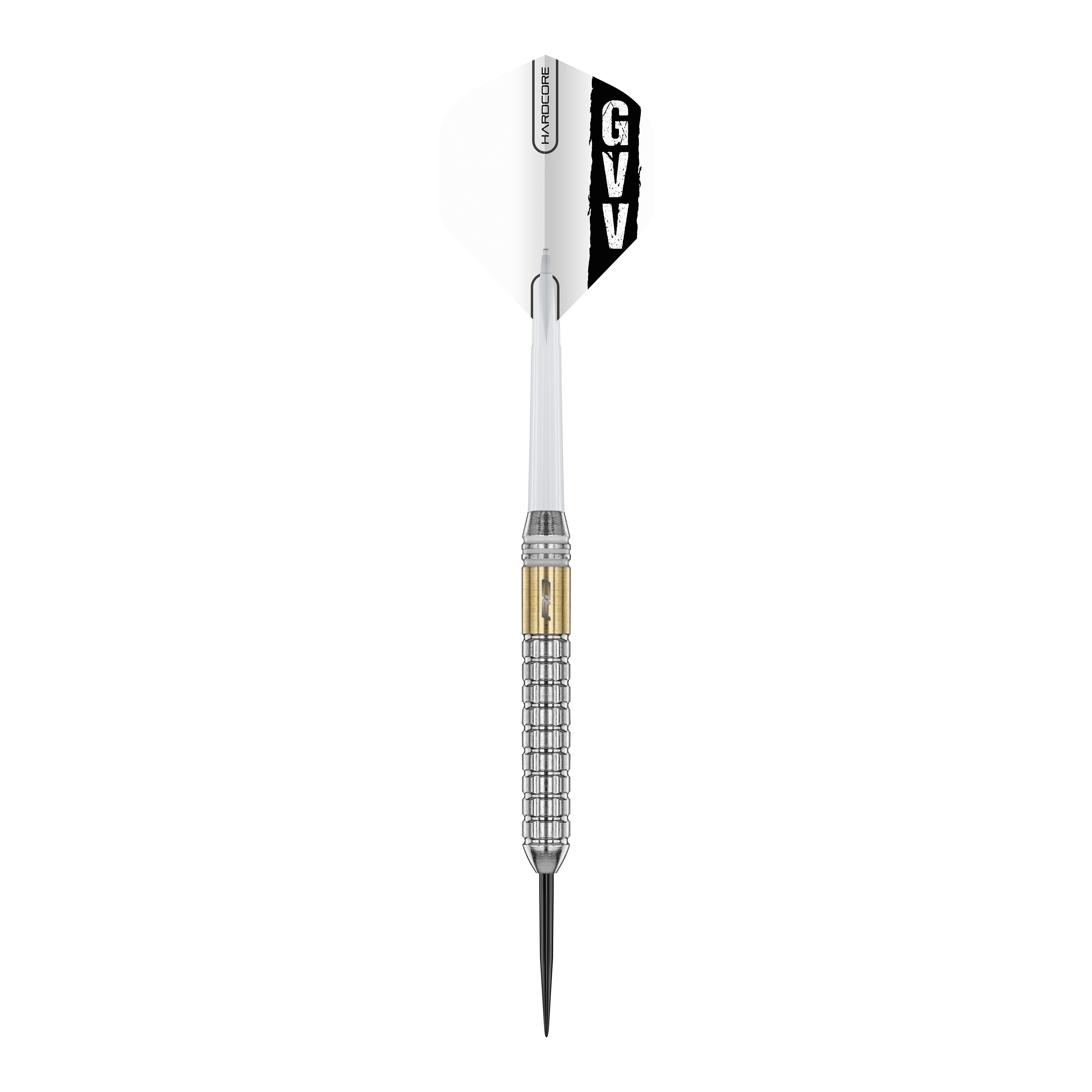 Red Dragon Gian Van Veen Brass Steeldarts - 21 g Die Abbildung zeigt die Red Dragon Gian Van Veen Brass Steeldarts mit 21 g Gewicht. Die Darts sind für präzises Steeldartspiel geeignet.