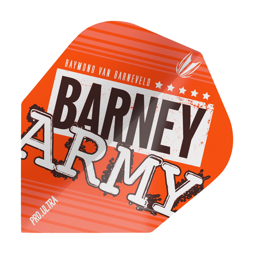 Target Pro Ultra Barney Army Orange Ten-X Flights