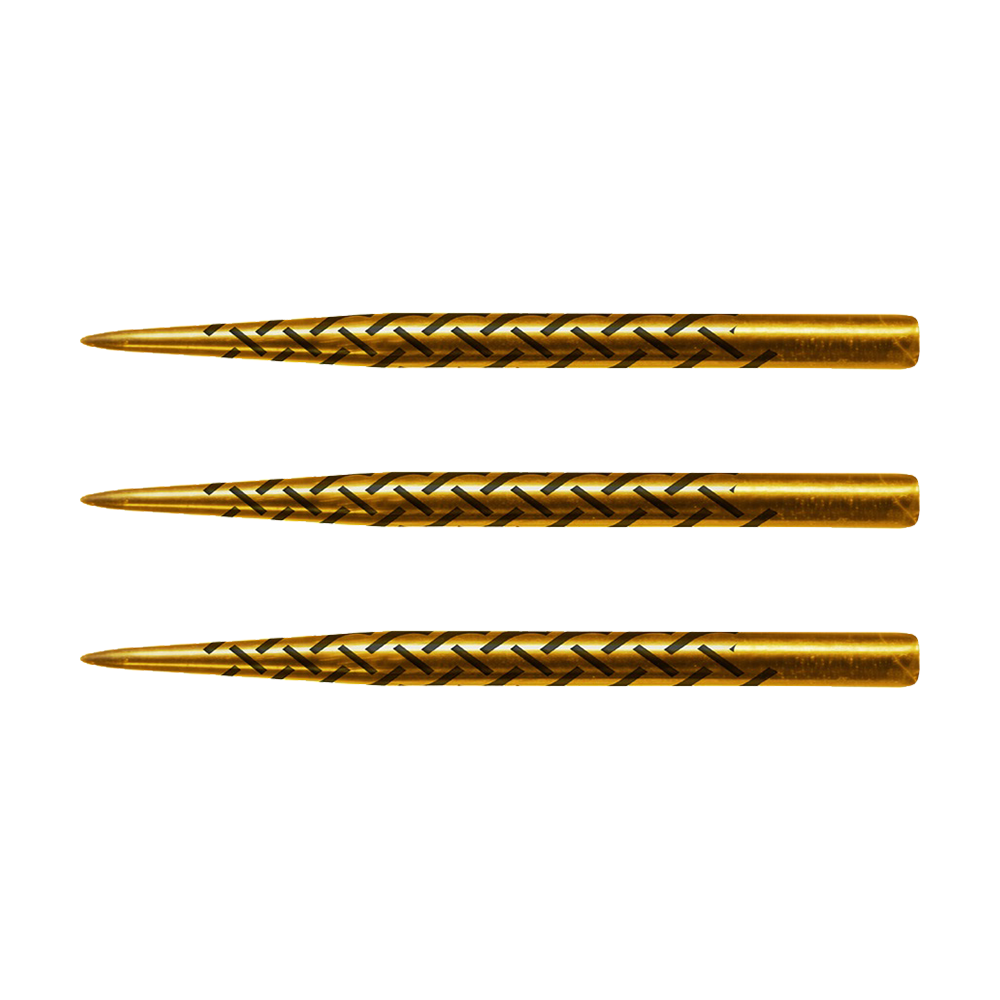 Shot Warrior Gold Titanium Steeldartspitzen