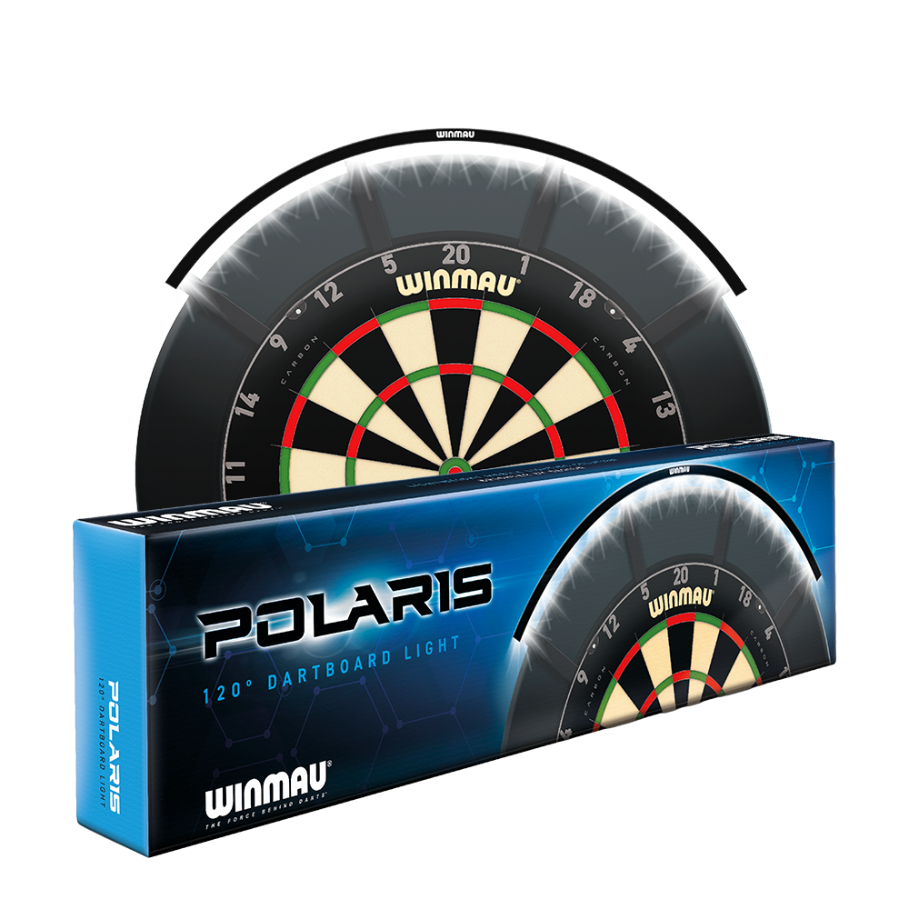 Winmau Blade 6 dartboard set with Polaris lighting