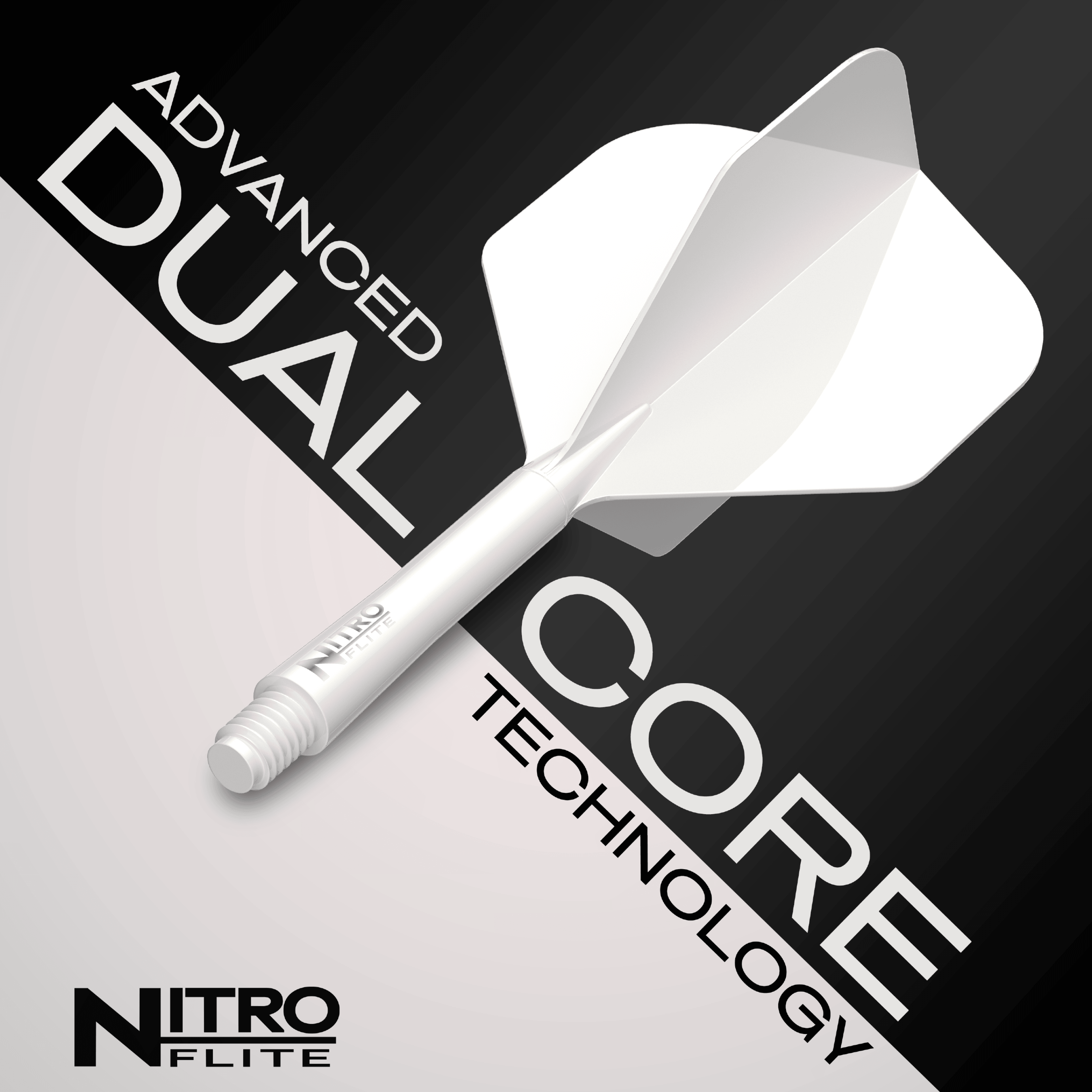 Red Dragon Nitroflite White Shaft White Flights No2 Abgebildet ist der Red Dragon Nitroflite White Shaft White Flights No2. Der Artikel besteht aus weißen Dartflights mit weißem Schaft.