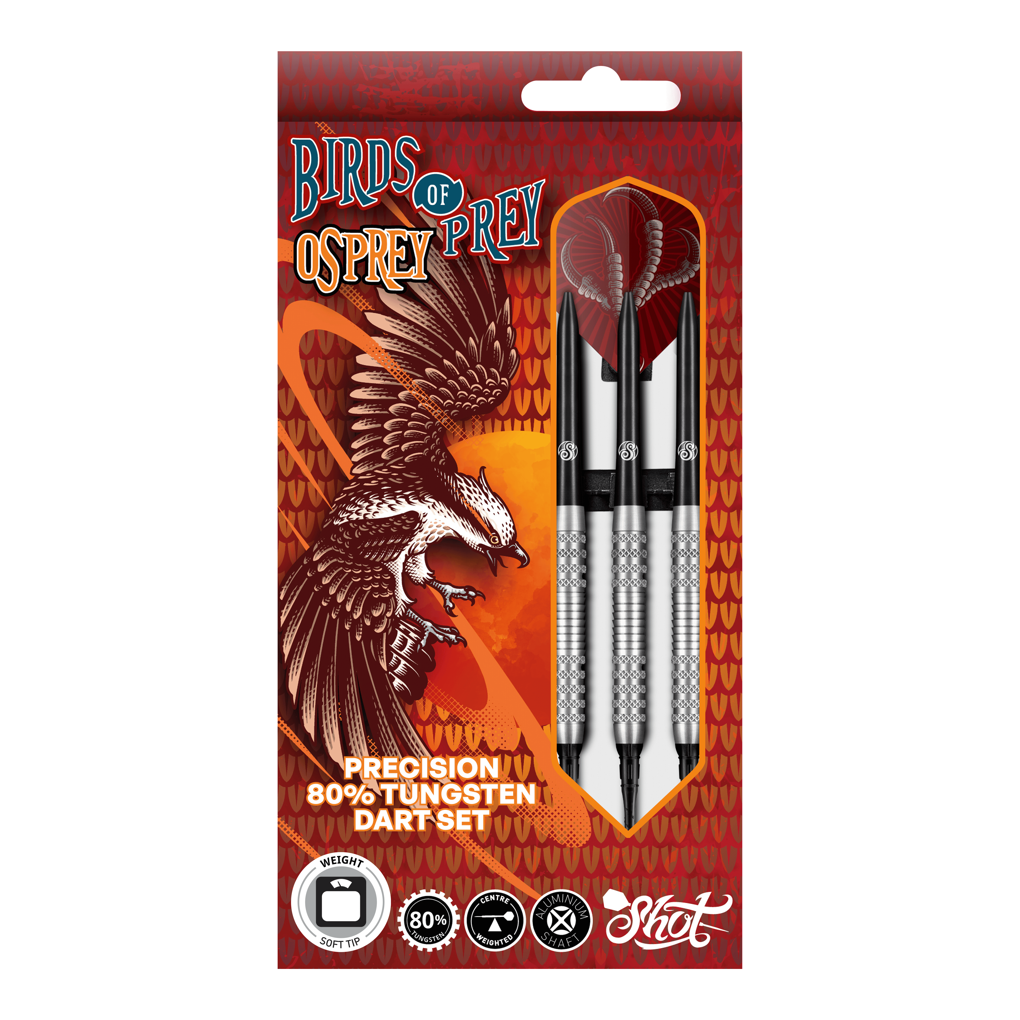 Shot Birds Of Prey Osprey Soft Darts - 18g