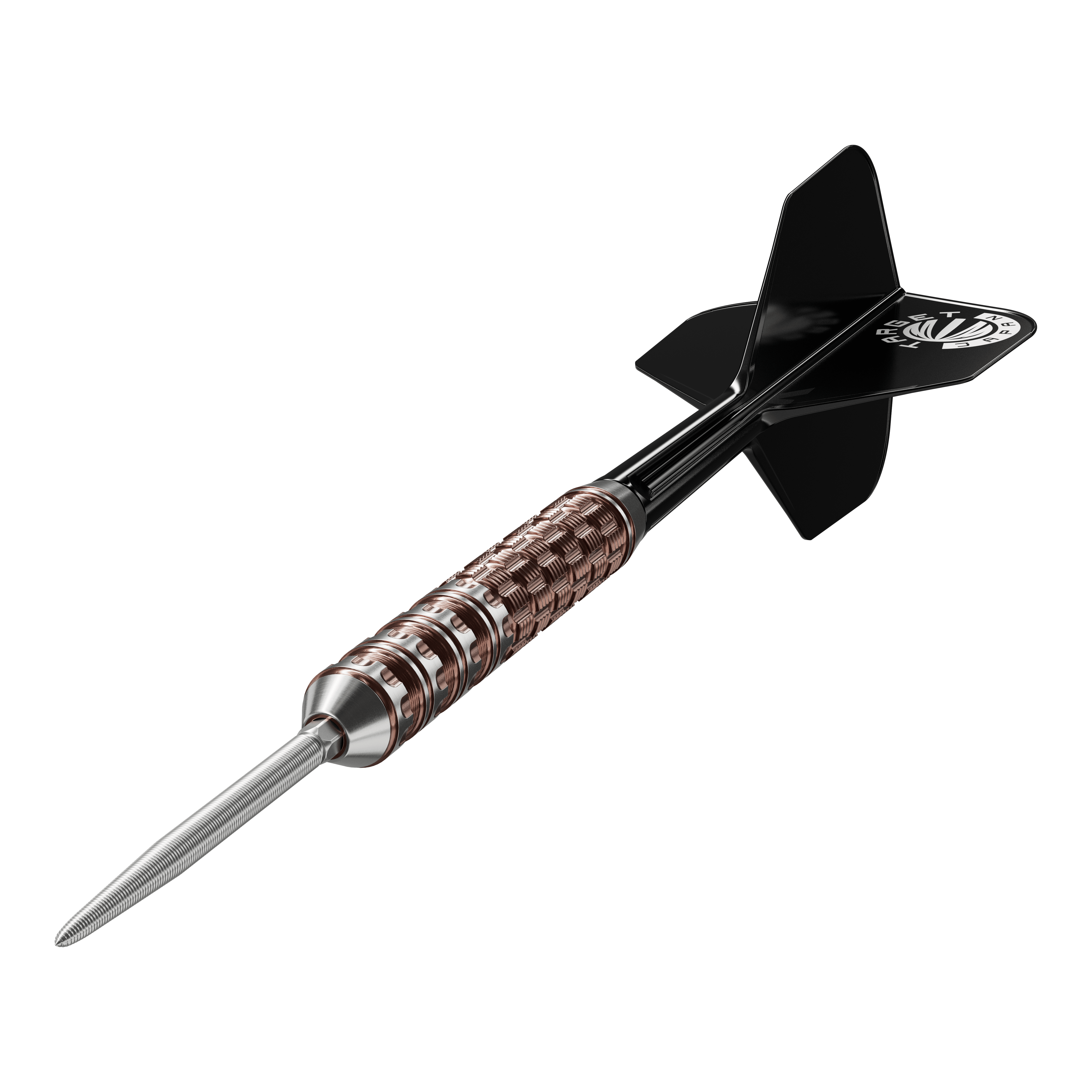 Das Bild zeigt die Target Japan Prime Series George Nishitani Raptor GEN6 Swiss Point Steeldarts. Diese Darts sind für hohe Präzision und Qualität bekannt.