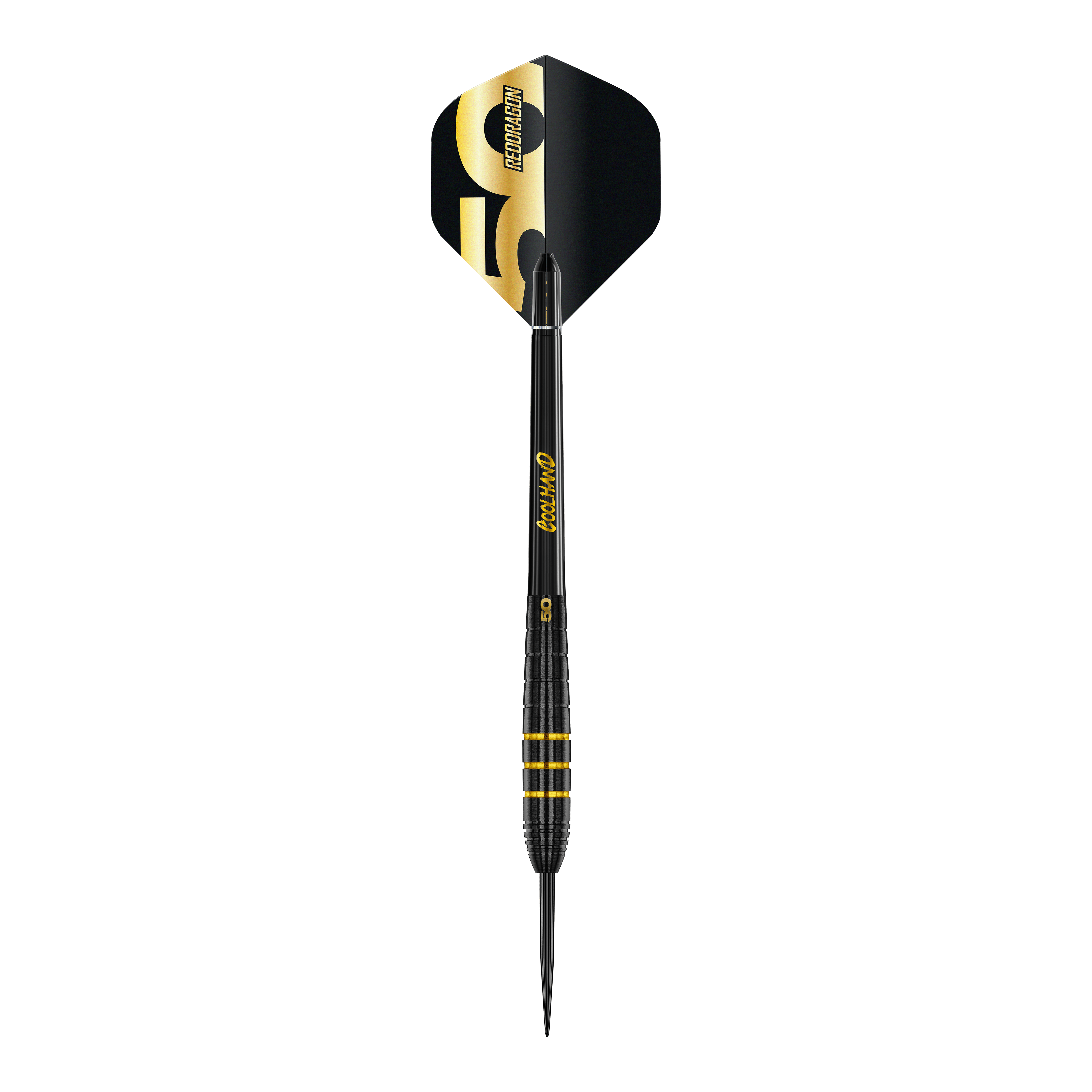 Red Dragon Luke Humphries 50 Years Player Limited Edition Steeldarts - 22g Das Bild zeigt die Red Dragon Luke Humphries 50 Years Player Limited Edition Steeldarts - 22g. Es handelt sich um ein limitiertes Dartpfeil-Set zum 50-jährigen Jubiläum.