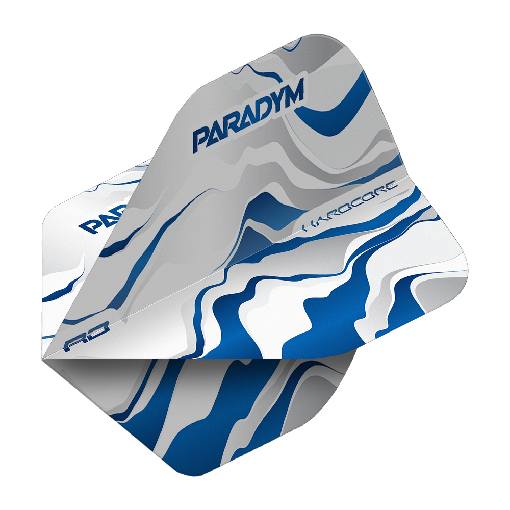 Red Dragon Hardcore Premium Paradym Blue Premium No2 Standard Flights Zu sehen ist ein einzelner Blue Premium No2 Standard Flight aus der Serie Red Dragon Hardcore Paradym. Der Flight ist in einem attraktiven Blauton gehalten und für Dartpfeile geeignet.