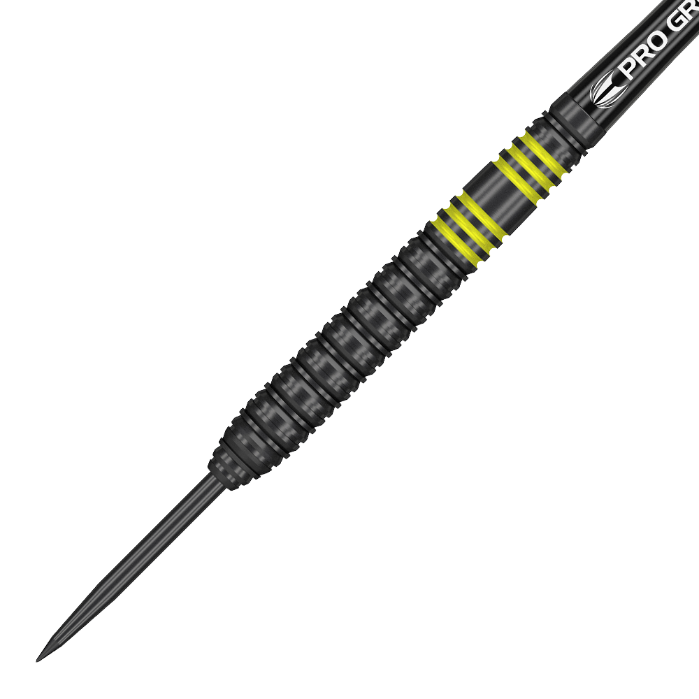 Target Vapor8 Black Yellow steel darts